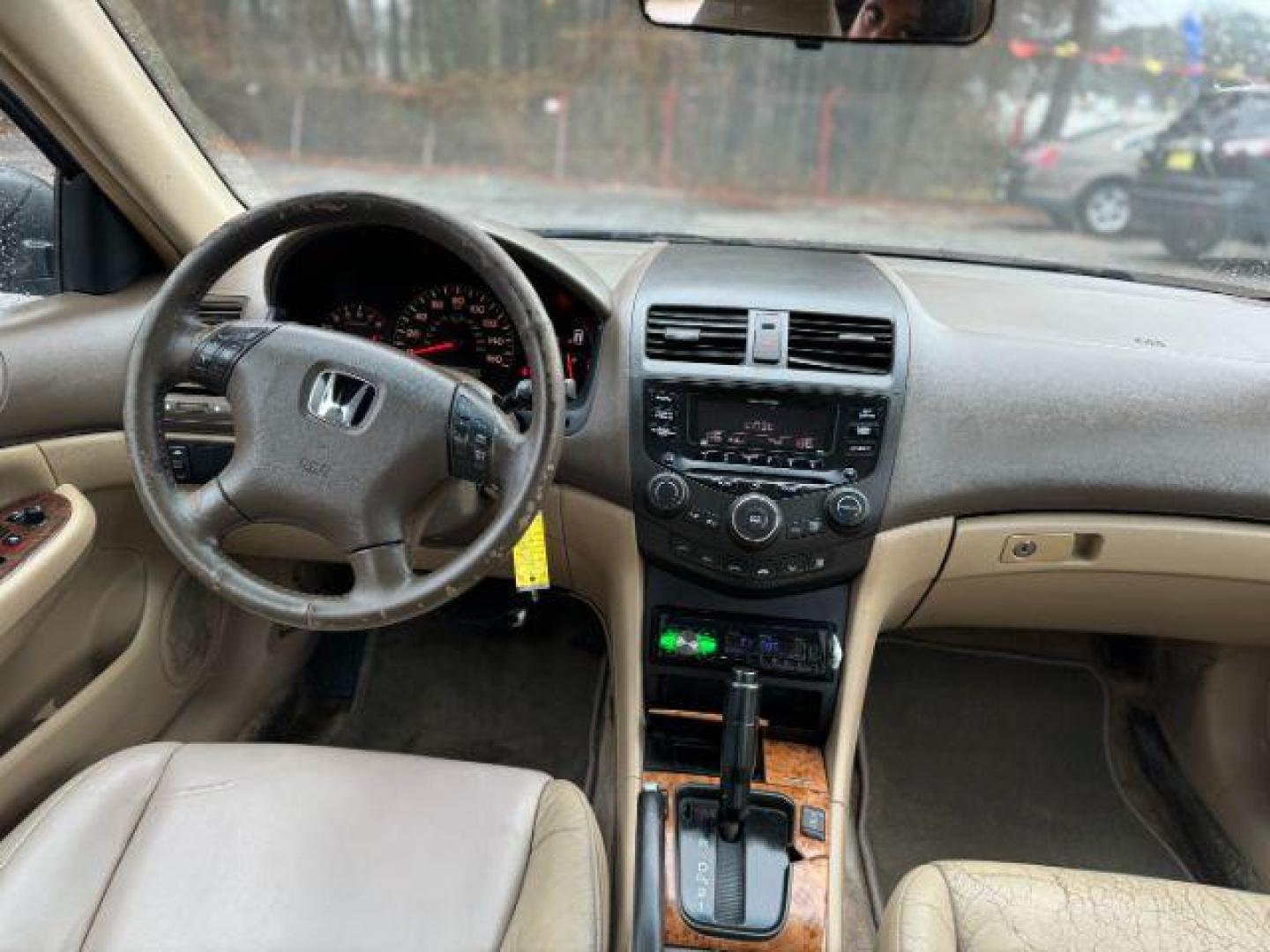 2005 Black Honda Accord EX-L Sedan AT with XM Radio (1HGCM56895A) with an 2.4L L4 DOHC 16V engine, 5-Speed Automatic transmission, located at 1806 Veterans Memorial Hwy SW, Austell, GA, 30168, (770) 944-9558, 33.817959, -84.606987 - Photo#12