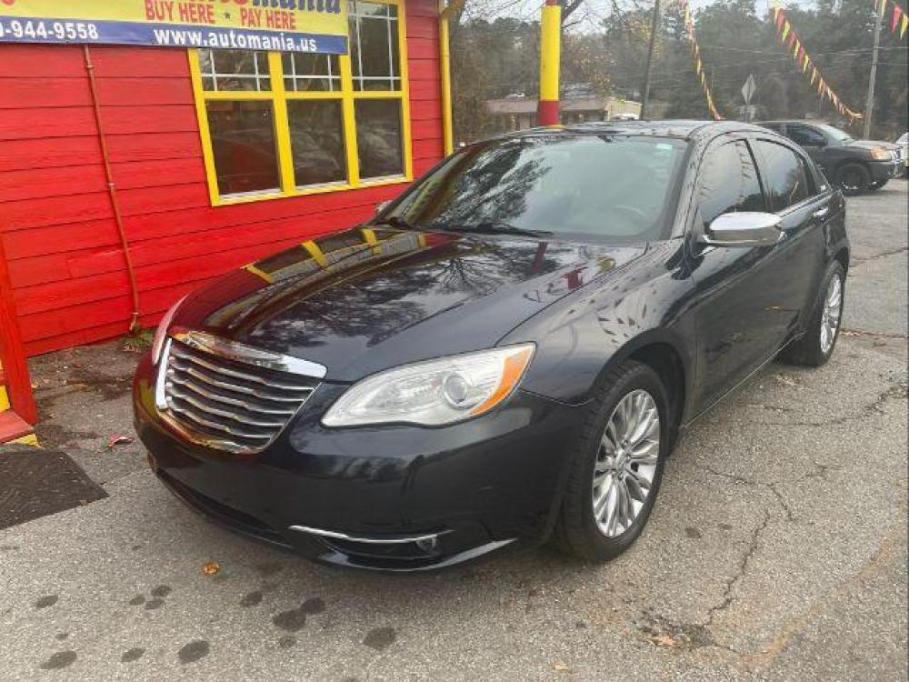 2012 Blue Chrysler 200 Limited (1C3CCBCB4CN) with an 2.4L L4 DOHC 16V engine, 6-Speed Automatic transmission, located at 1806 Veterans Memorial Hwy SW, Austell, GA, 30168, (770) 944-9558, 33.817959, -84.606987 - Photo #0