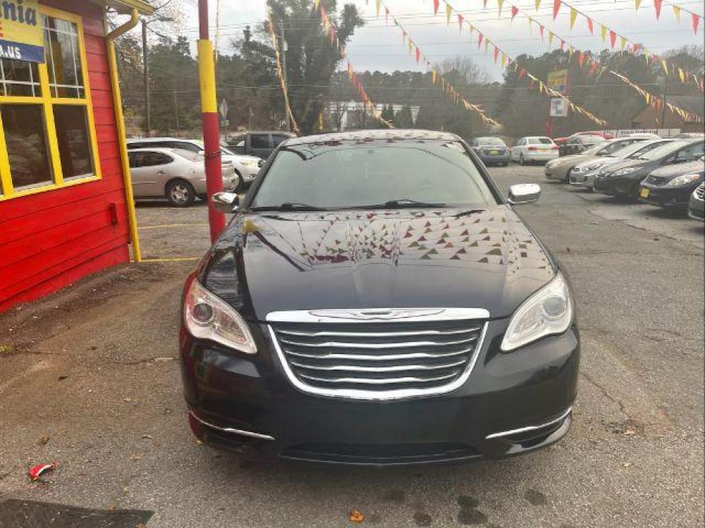 2012 Blue Chrysler 200 Limited (1C3CCBCB4CN) with an 2.4L L4 DOHC 16V engine, 6-Speed Automatic transmission, located at 1806 Veterans Memorial Hwy SW, Austell, GA, 30168, (770) 944-9558, 33.817959, -84.606987 - Photo #1