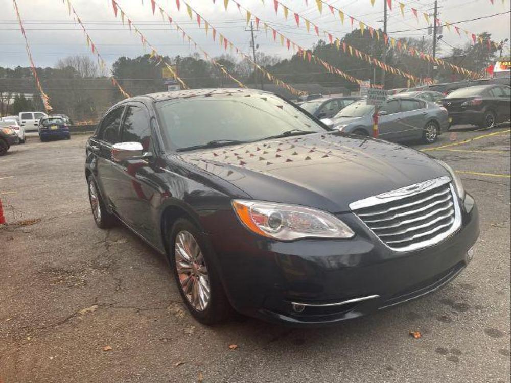 2012 Blue Chrysler 200 Limited (1C3CCBCB4CN) with an 2.4L L4 DOHC 16V engine, 6-Speed Automatic transmission, located at 1806 Veterans Memorial Hwy SW, Austell, GA, 30168, (770) 944-9558, 33.817959, -84.606987 - Photo #2
