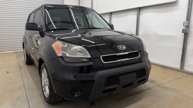 2010 Black Kia Soul + (KNDJT2A27A7) with an 2.0L L4 DOHC 16V engine, 4-Speed Automatic transmission, located at 1806 Veterans Memorial Hwy SW, Austell, GA, 30168, (770) 944-9558, 33.817959, -84.606987 - Photo#9