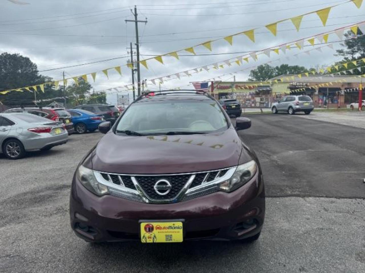2013 Maroon Nissan Murano SV AWD (JN8AZ1MW7DW) with an 3.5L V6 DOHC 24V engine, Continuously Variabl transmission, located at 1806 Veterans Memorial Hwy SW, Austell, GA, 30168, (770) 944-9558, 33.817959, -84.606987 - Photo#1