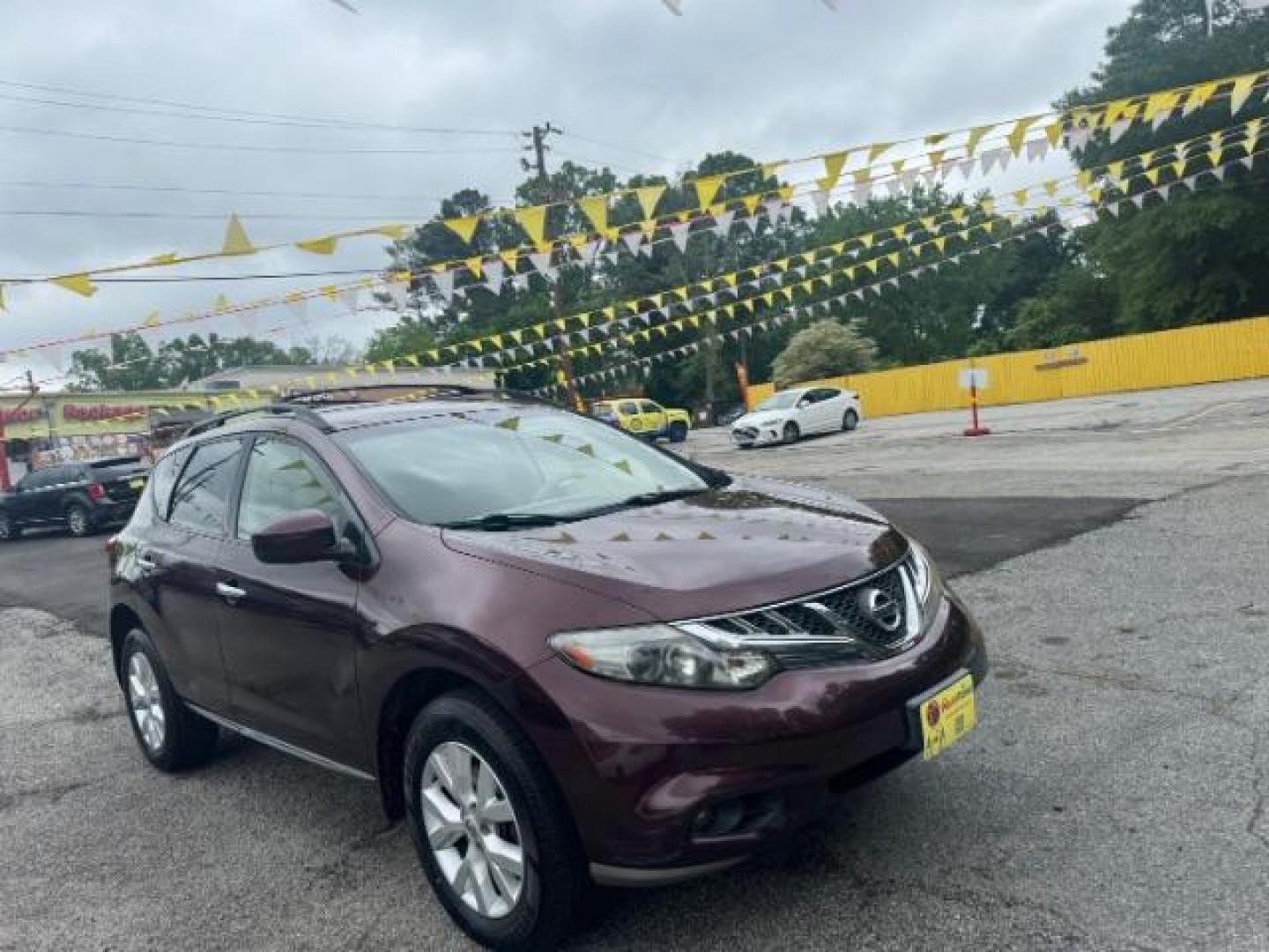 2013 Maroon Nissan Murano SV AWD (JN8AZ1MW7DW) with an 3.5L V6 DOHC 24V engine, Continuously Variabl transmission, located at 1806 Veterans Memorial Hwy SW, Austell, GA, 30168, (770) 944-9558, 33.817959, -84.606987 - Photo#2