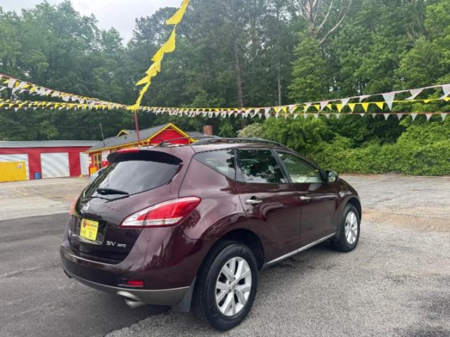 2013 Maroon Nissan Murano SV AWD (JN8AZ1MW7DW) with an 3.5L V6 DOHC 24V engine, Continuously Variabl transmission, located at 1806 Veterans Memorial Hwy SW, Austell, GA, 30168, (770) 944-9558, 33.817959, -84.606987 - Photo#3