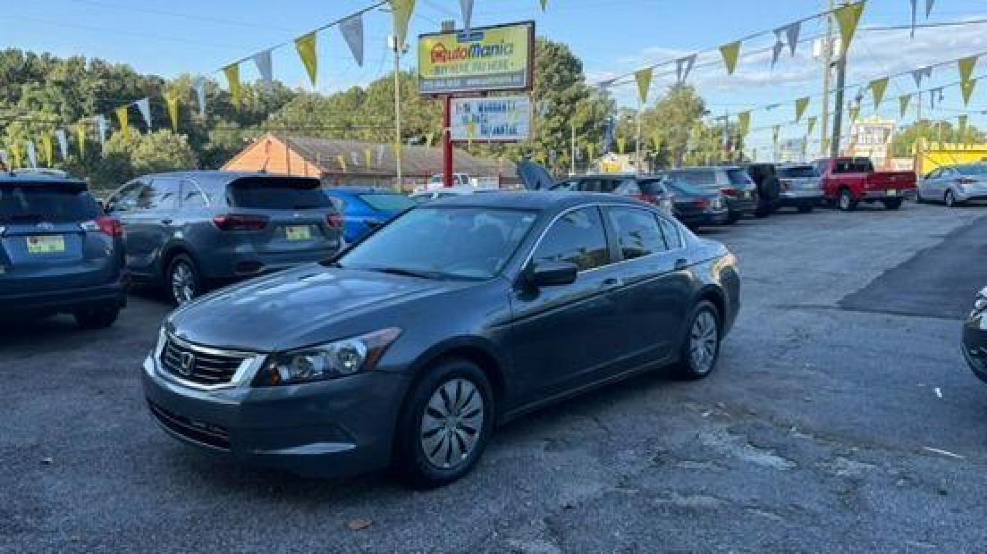 2010 Gray Honda Accord LX Sedan AT (1HGCP2F34AA) with an 2.4L L4 DOHC 16V engine, 5-Speed Automatic transmission, located at 1806 Veterans Memorial Hwy SW, Austell, GA, 30168, (770) 944-9558, 33.817959, -84.606987 - Photo#0