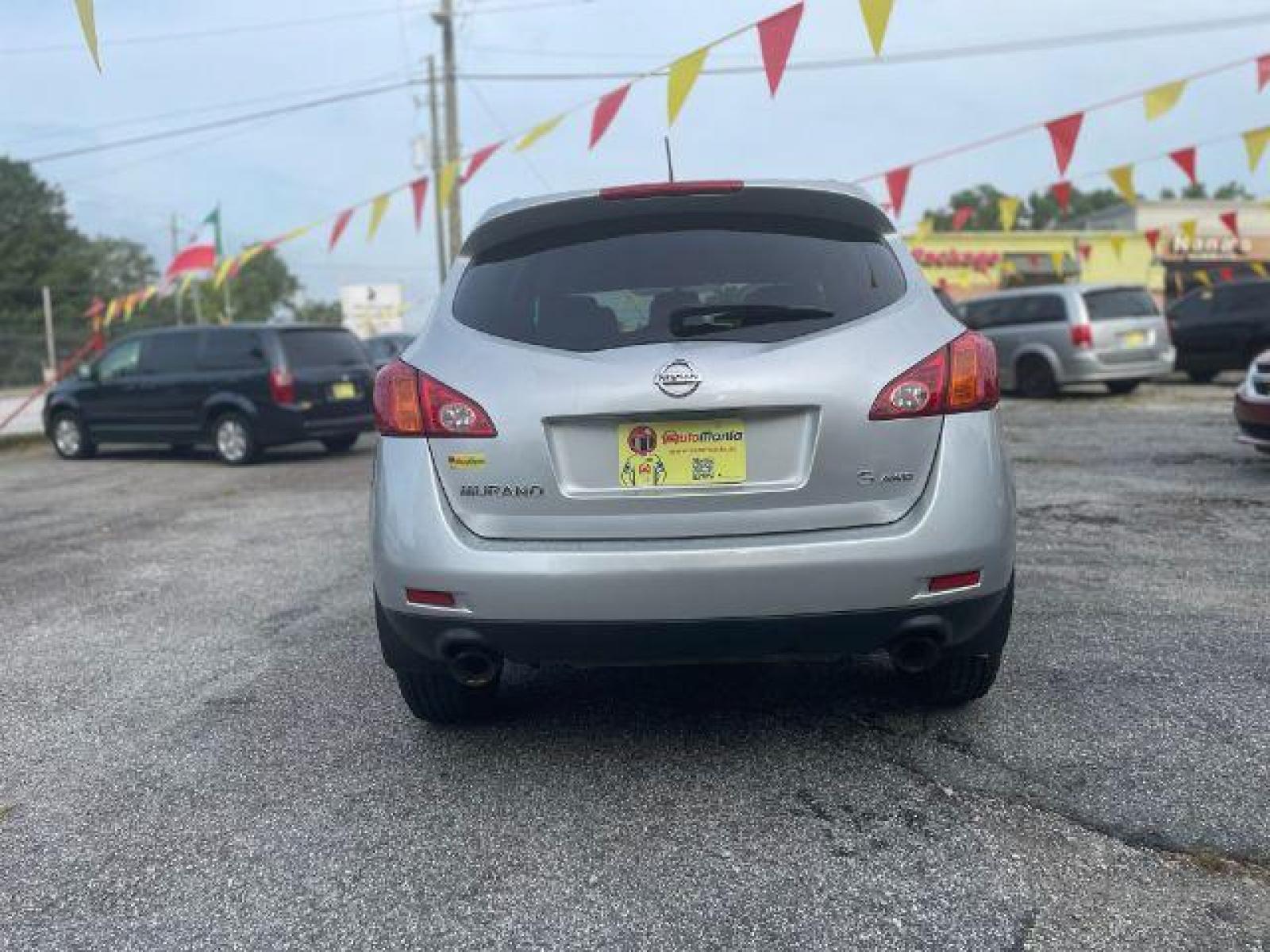 2009 Silver Nissan Murano S AWD (JN8AZ18W89W) with an 3.5L V6 DOHC 24V engine, Continuously Variable Transmission transmission, located at 1806 Veterans Memorial Hwy SW, Austell, GA, 30168, (770) 944-9558, 33.817959, -84.606987 - Photo #4