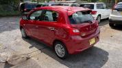 2018 Red Mitsubishi Mirage ES CVT (ML32A3HJ2JH) with an 1.2L L3 DOHC engine, Continuously Variabl transmission, located at 1806 Veterans Memorial Hwy SW, Austell, GA, 30168, (770) 944-9558, 33.817959, -84.606987 - Photo#4