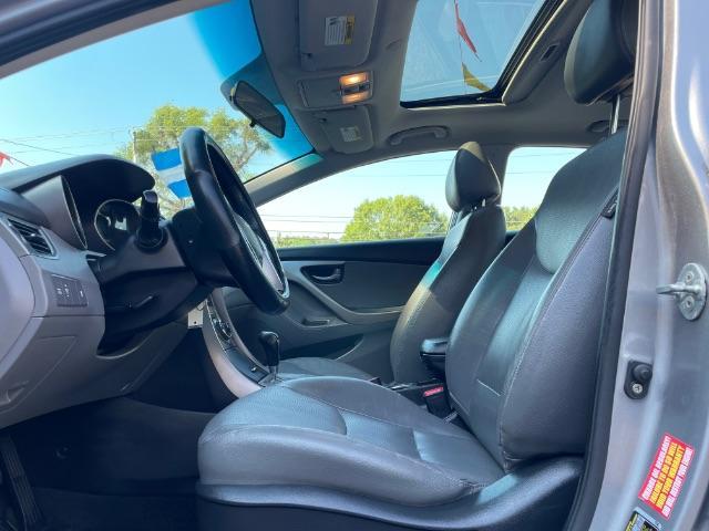 2013 Silver Hyundai Elantra Limited (KMHDH4AE4DU) with an 1.8L L4 DOHC 16V engine, 6-Speed Automatic transmission, located at 1806 Veterans Memorial Hwy SW, Austell, GA, 30168, (770) 944-9558, 33.817959, -84.606987 - Photo#6