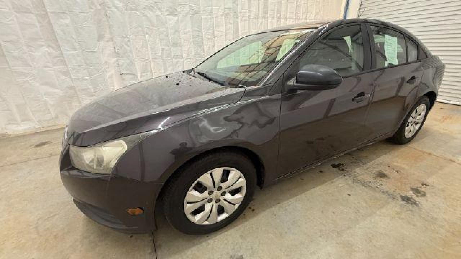 2014 GRAY Chevrolet Cruze LS Auto (1G1PA5SH5E7) with an 1.8L L4 DOHC 16V FFV engine, 6-Speed Automatic transmission, located at 1806 Veterans Memorial Hwy SW, Austell, GA, 30168, (770) 944-9558, 33.817959, -84.606987 - Photo#1