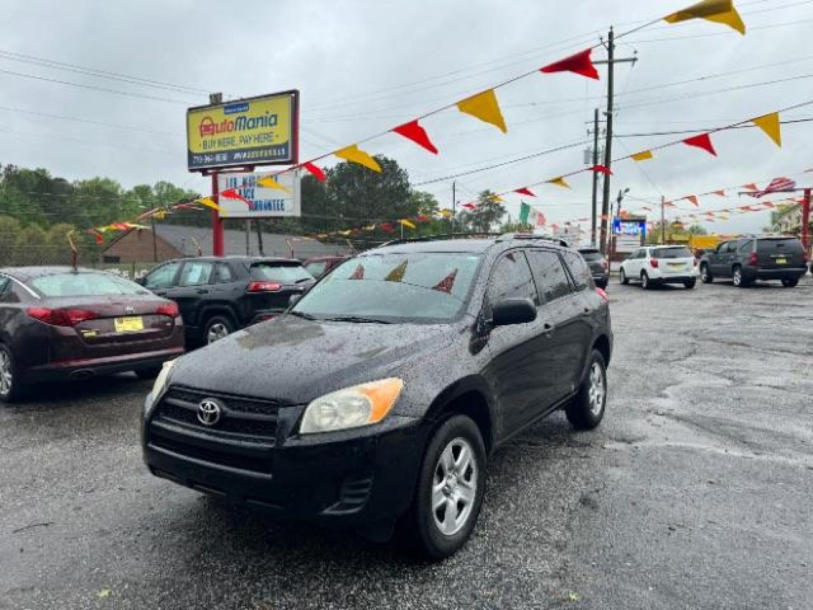2012 Black Toyota RAV4 Base I4 2WD (2T3ZF4DV0CW) with an 2.4L L4 DOHC 16V engine, 4-Speed Automatic transmission, located at 1806 Veterans Memorial Hwy SW, Austell, GA, 30168, (770) 944-9558, 33.817959, -84.606987 - Photo #0