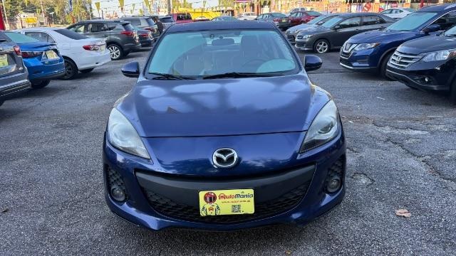 2012 Blue Mazda MAZDA3 I Grand Touring 4-Door (JM1BL1W76C1) with an 2.0L L4 DOHC 16V engine, located at 1806 Veterans Memorial Hwy SW, Austell, GA, 30168, (770) 944-9558, 33.817959, -84.606987- Photo#3