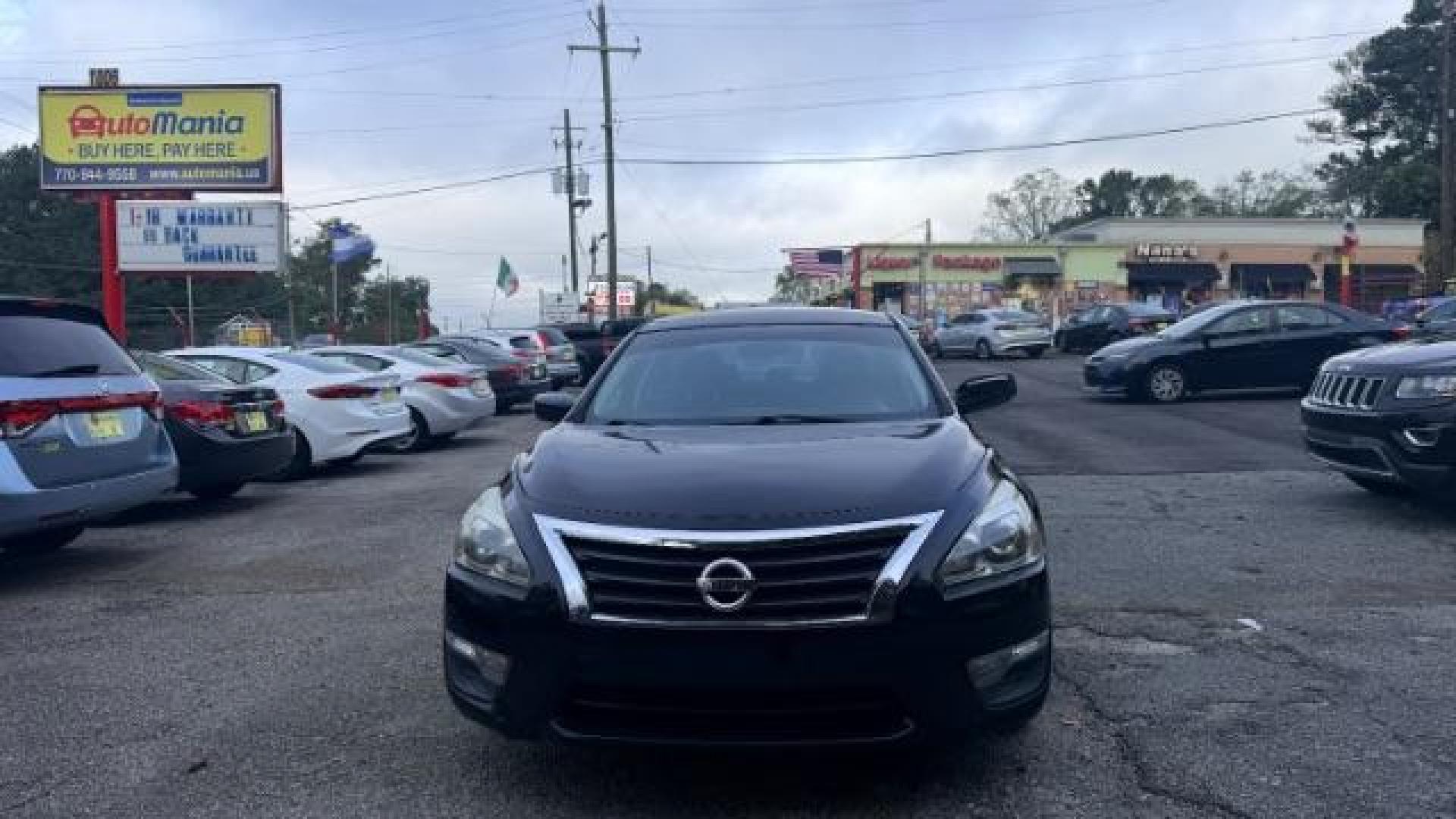 2014 Black Nissan Altima 2.5 (1N4AL3AP2EC) with an 2.5L L4 DOHC 16V engine, Continuously Variable Transmission transmission, located at 1806 Veterans Memorial Hwy SW, Austell, GA, 30168, (770) 944-9558, 33.817959, -84.606987 - Photo#1