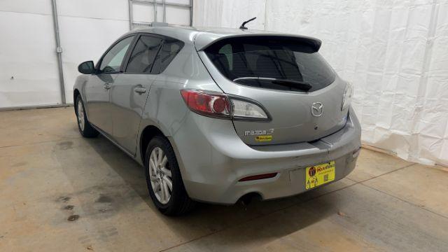 2013 Silver Mazda MAZDA3 i Touring AT 5-Door (JM1BL1L74D1) with an 2.0L L4 DOHC 16V engine, 5-Speed Automatic transmission, located at 1806 Veterans Memorial Hwy SW, Austell, GA, 30168, (770) 944-9558, 33.817959, -84.606987 - Photo#3