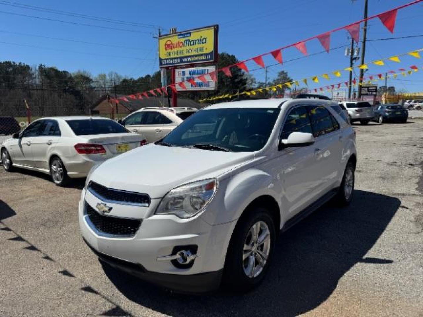 2014 White Chevrolet Equinox 2LT 2WD (2GNALCEKXE6) with an 2.4L L4 DOHC 16V FFV engine, 6-Speed Automatic transmission, located at 1806 Veterans Memorial Hwy SW, Austell, GA, 30168, (770) 944-9558, 33.817959, -84.606987 - Photo#0