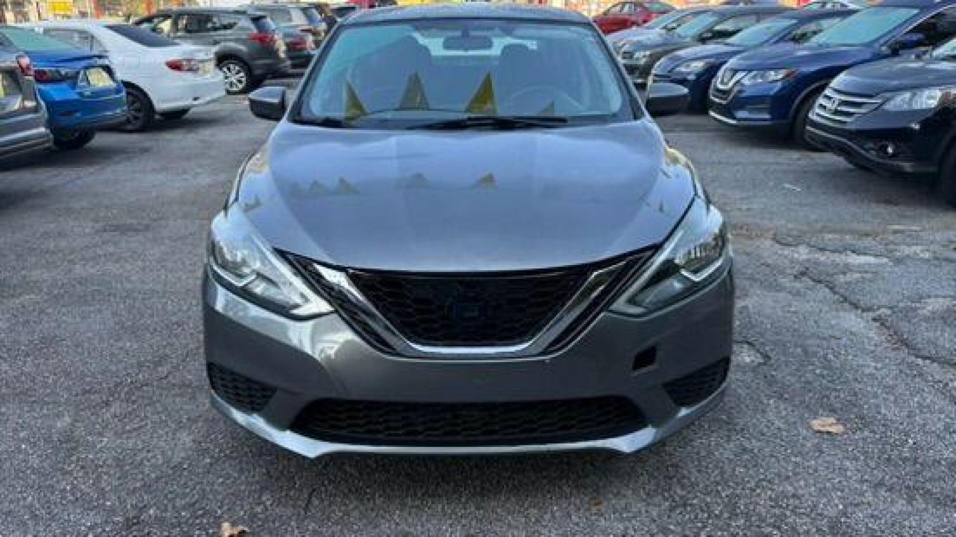 2017 Gray Nissan Sentra SV (3N1AB7AP1HL) with an 1.8L L4 SFI DOHC 16 engine, Continuously Variabl transmission, located at 1806 Veterans Memorial Hwy SW, Austell, GA, 30168, (770) 944-9558, 33.817959, -84.606987 - Photo#1