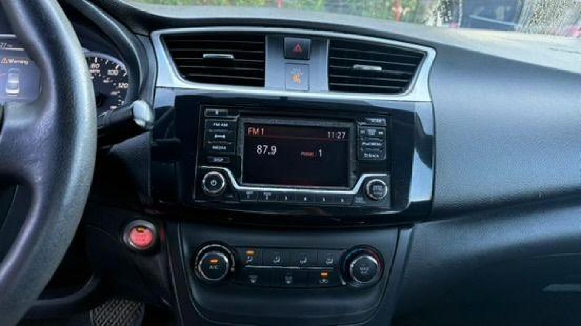2017 Gray Nissan Sentra SV (3N1AB7AP1HL) with an 1.8L L4 SFI DOHC 16 engine, Continuously Variabl transmission, located at 1806 Veterans Memorial Hwy SW, Austell, GA, 30168, (770) 944-9558, 33.817959, -84.606987 - Photo#13