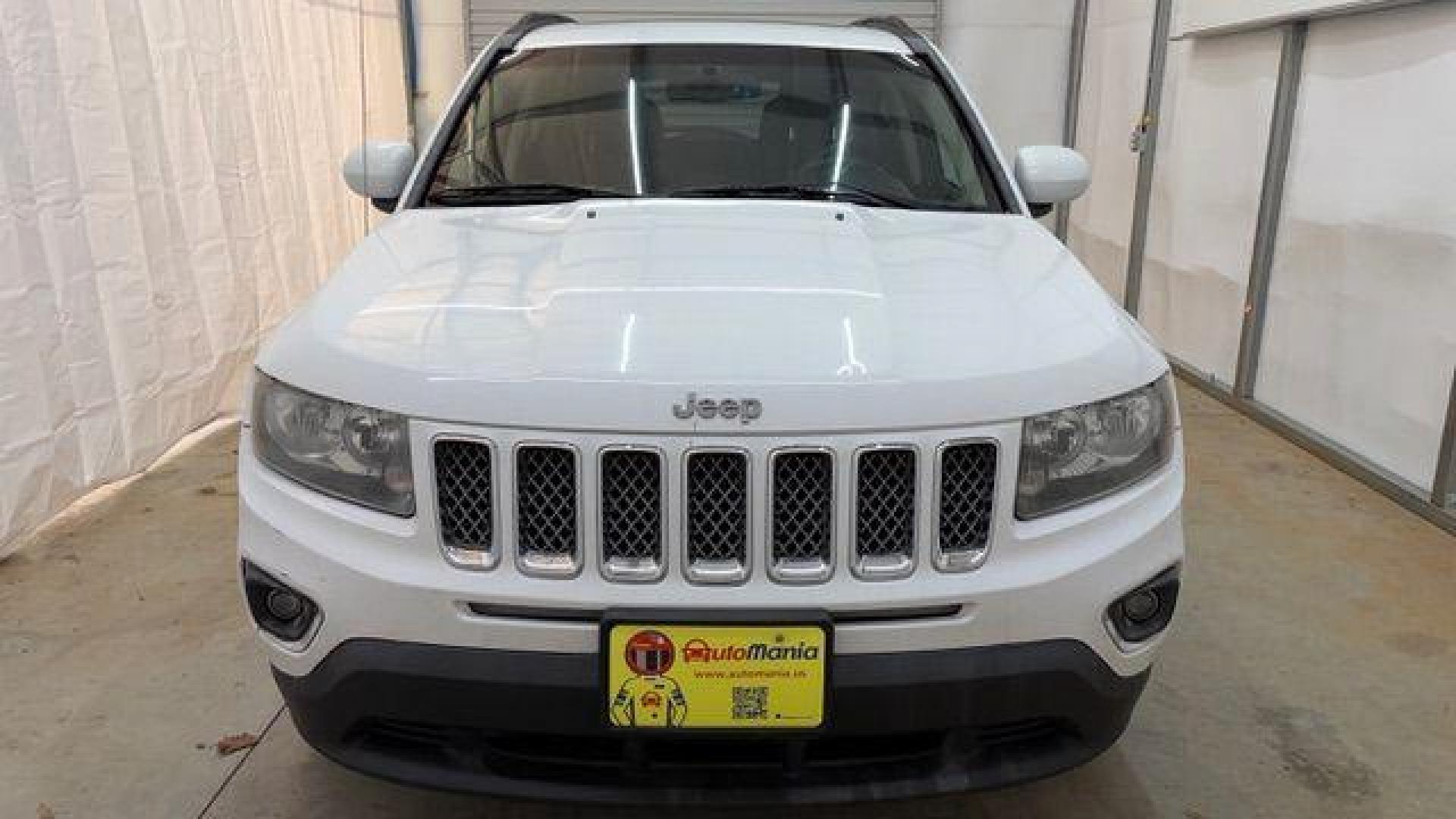 2014 White Jeep Compass Latitude FWD (1C4NJCEAXED) with an 2.0L L4 DOHC 16V engine, Continuously Variabl transmission, located at 1806 Veterans Memorial Hwy SW, Austell, GA, 30168, (770) 944-9558, 33.817959, -84.606987 - Photo#9
