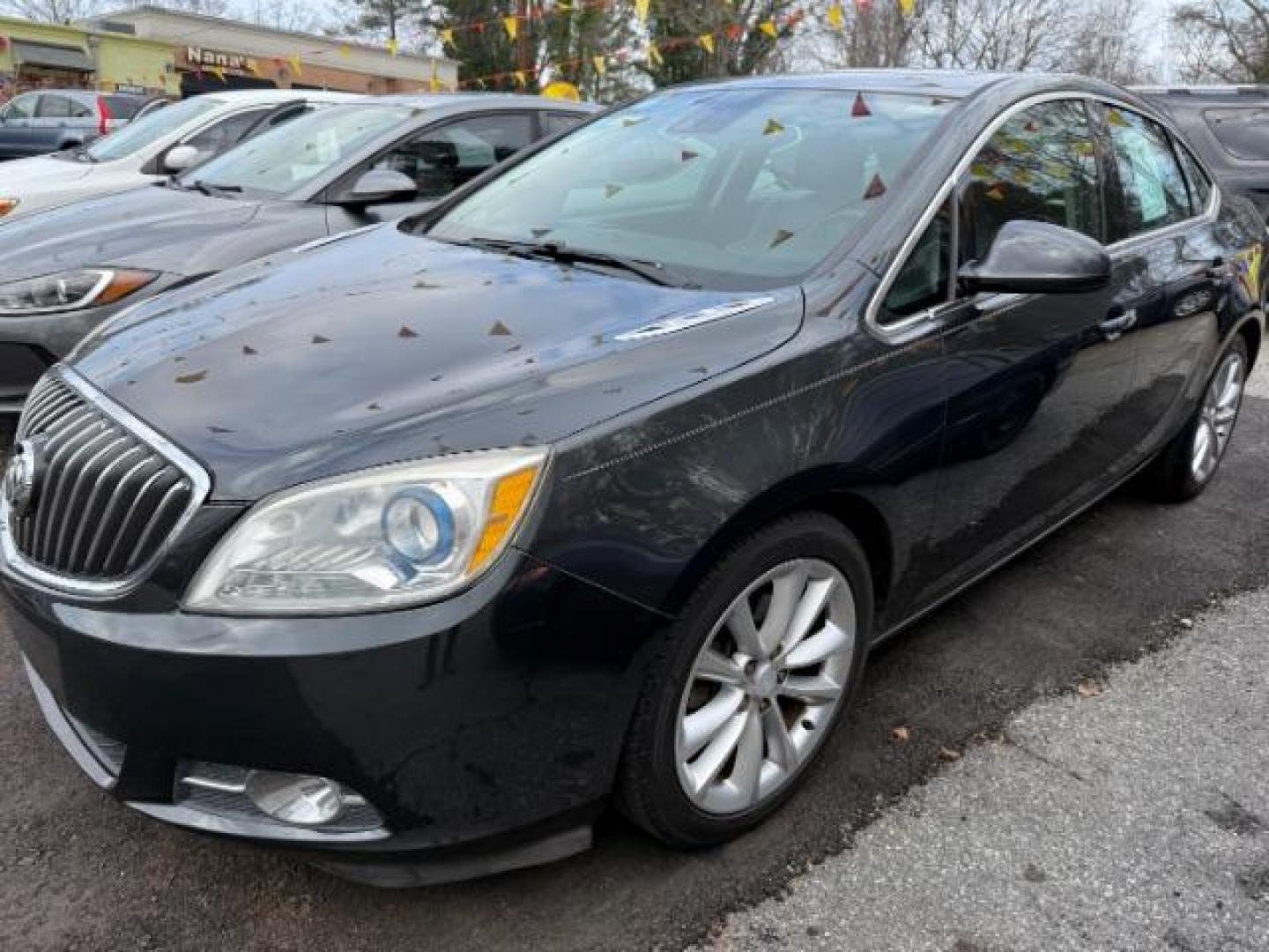 2015 Gray Buick Verano Leather (1G4PS5SK9F4) with an 2.4L L4 DOHC 16V FFV engine, 6-Speed Automatic transmission, located at 1806 Veterans Memorial Hwy SW, Austell, GA, 30168, (770) 944-9558, 33.817959, -84.606987 - Photo#0
