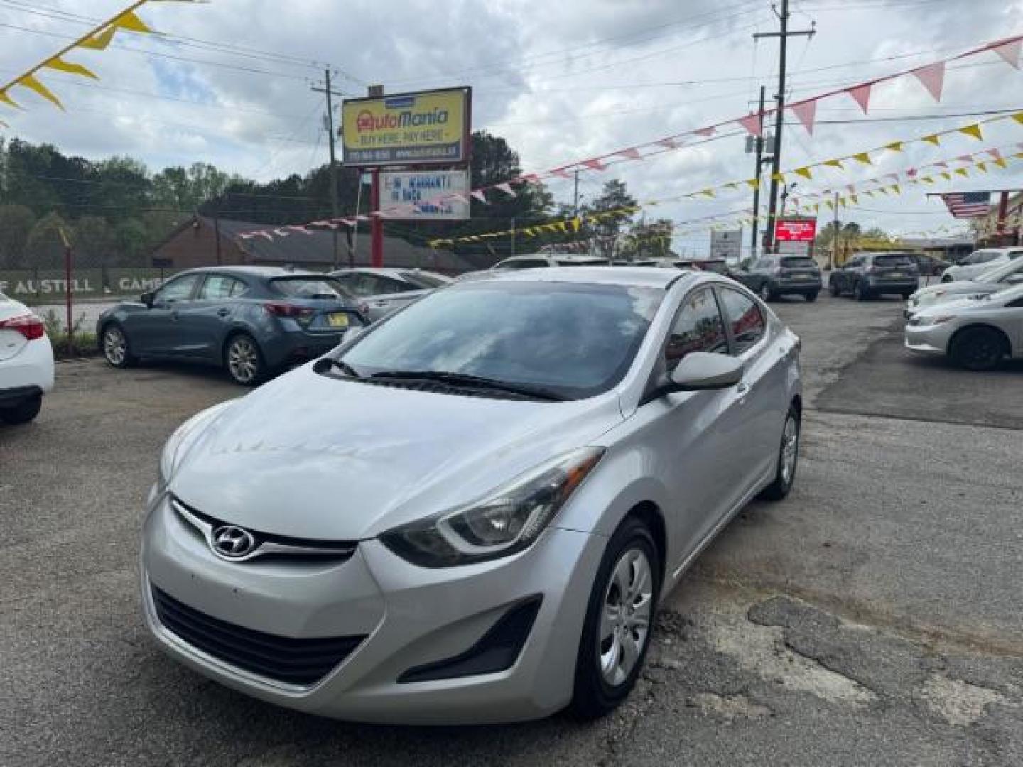 2016 Silver Hyundai Elantra SE 6AT (5NPDH4AEXGH) with an 1.8L L4 DOHC 16V engine, 6-Speed Automatic transmission, located at 1806 Veterans Memorial Hwy SW, Austell, GA, 30168, (770) 944-9558, 33.817959, -84.606987 - Photo#0