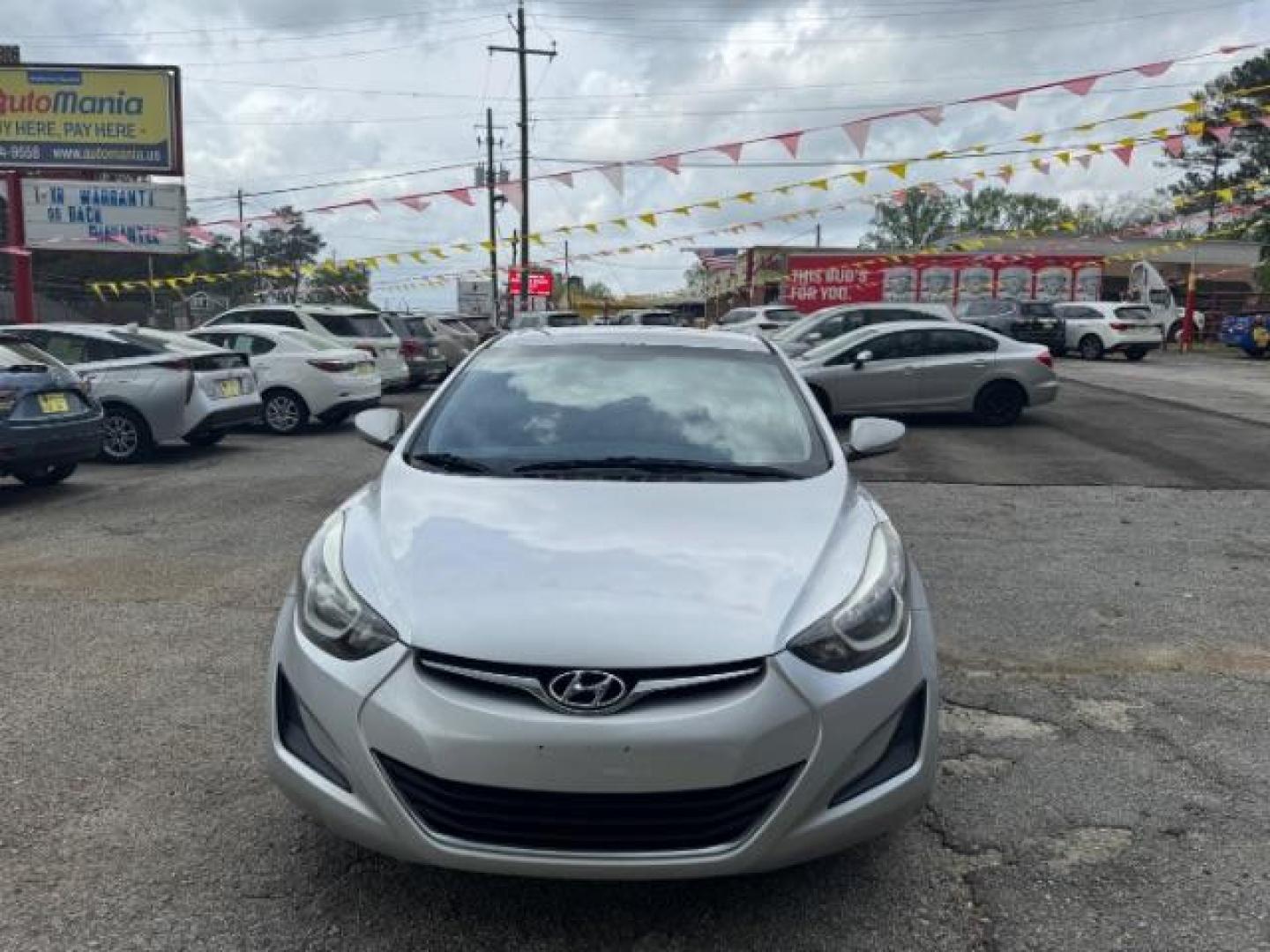 2016 Silver Hyundai Elantra SE 6AT (5NPDH4AEXGH) with an 1.8L L4 DOHC 16V engine, 6-Speed Automatic transmission, located at 1806 Veterans Memorial Hwy SW, Austell, GA, 30168, (770) 944-9558, 33.817959, -84.606987 - Photo#1