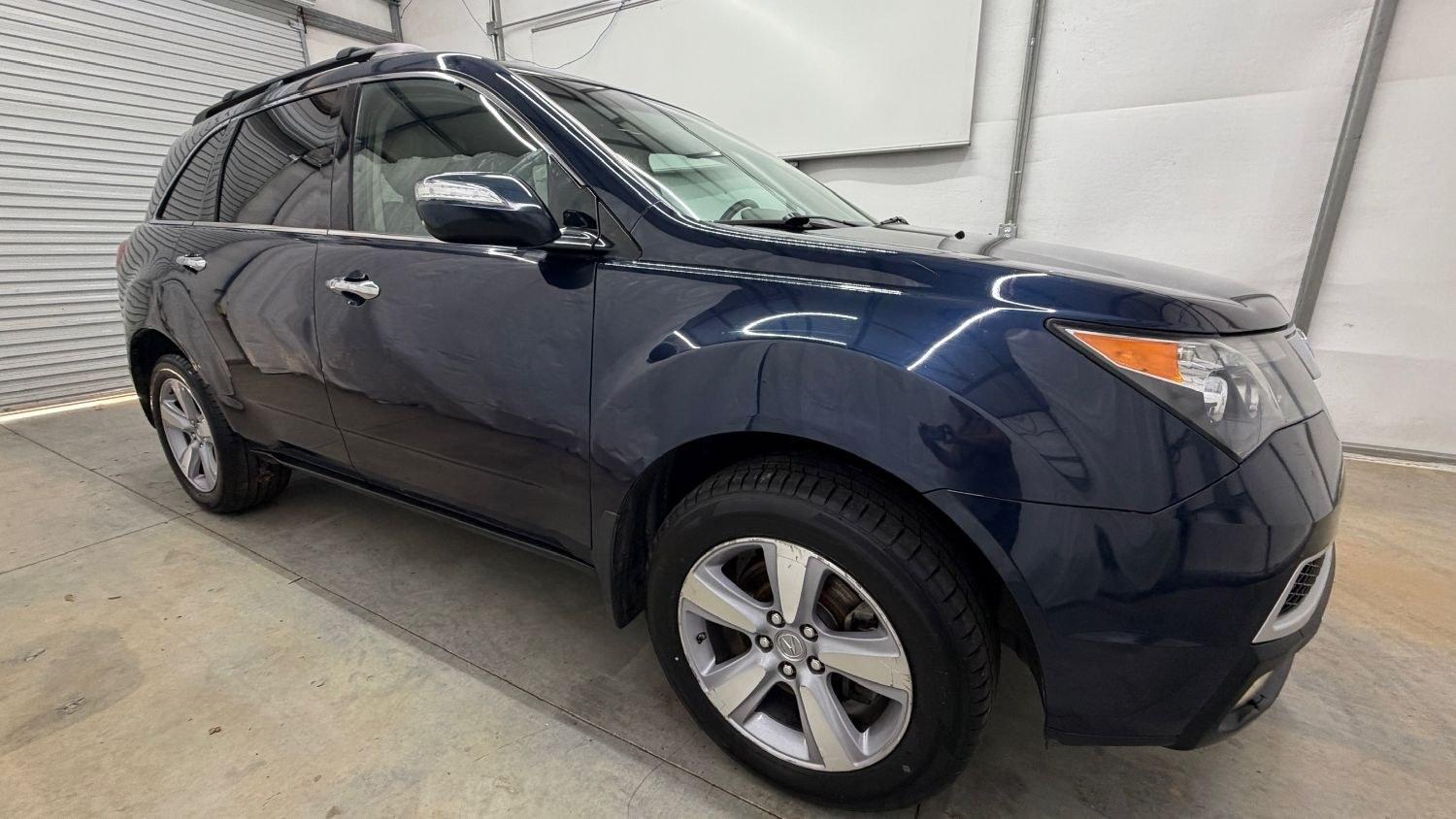 2013 Blue Acura MDX 6-Spd AT w/Tech Package (2HNYD2H37DH) with an 3.7L V6 SOHC 24V engine, 6-Speed Automatic transmission, located at 1806 Veterans Memorial Hwy SW, Austell, GA, 30168, (770) 944-9558, 33.817959, -84.606987- Photo#8