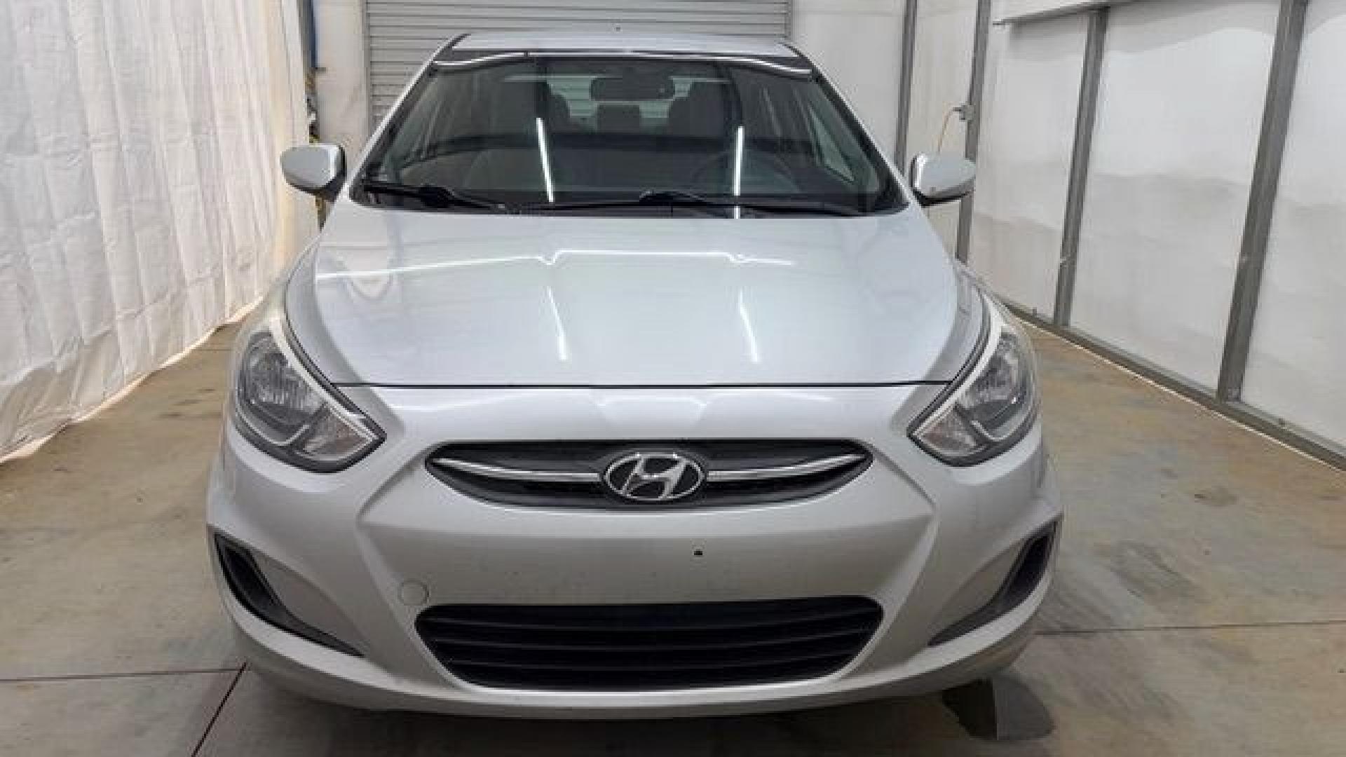2017 Silver Hyundai Accent SE 4-Door 6A (KMHCT4AEXHU) with an 1.6L L4 DOHC 16V engine, 6-Speed Automatic transmission, located at 1806 Veterans Memorial Hwy SW, Austell, GA, 30168, (770) 944-9558, 33.817959, -84.606987- Photo#9