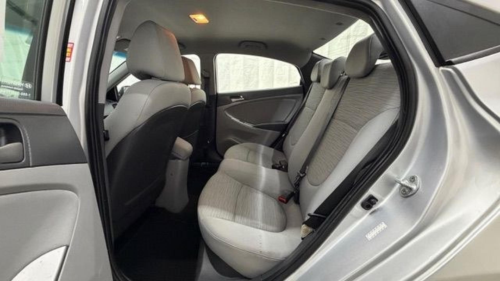 2017 Silver Hyundai Accent SE 4-Door 6A (KMHCT4AEXHU) with an 1.6L L4 DOHC 16V engine, 6-Speed Automatic transmission, located at 1806 Veterans Memorial Hwy SW, Austell, GA, 30168, (770) 944-9558, 33.817959, -84.606987- Photo#14
