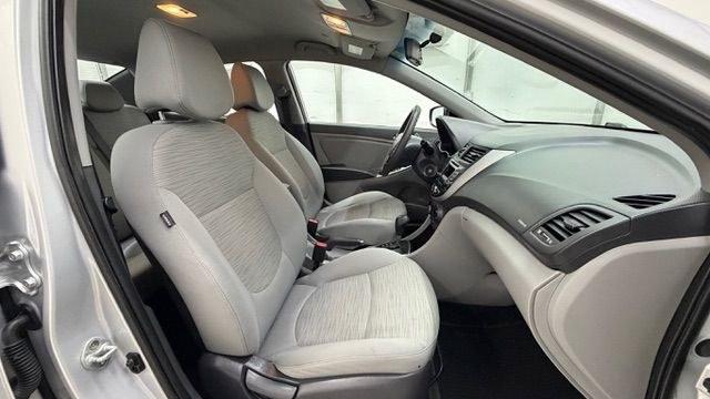 2017 Silver Hyundai Accent SE 4-Door 6A (KMHCT4AEXHU) with an 1.6L L4 DOHC 16V engine, 6-Speed Automatic transmission, located at 1806 Veterans Memorial Hwy SW, Austell, GA, 30168, (770) 944-9558, 33.817959, -84.606987 - Photo#17