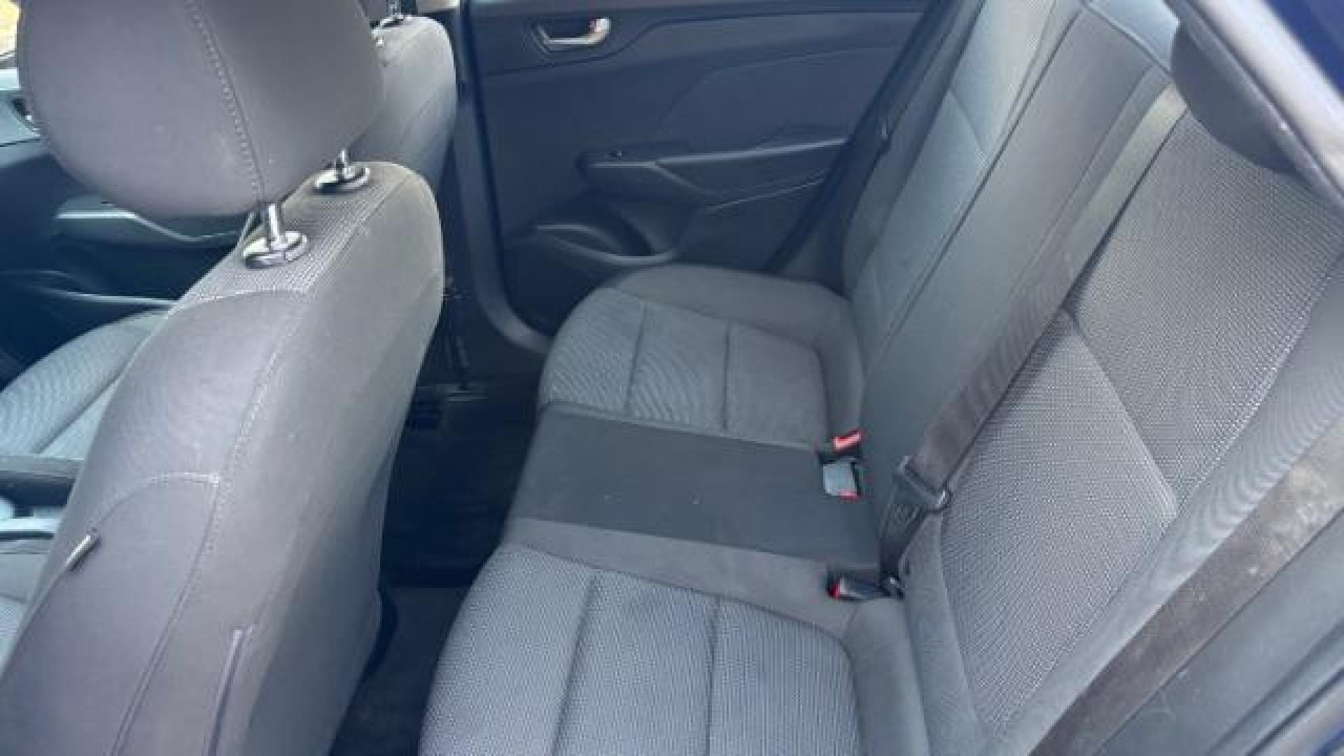 2018 Blue Hyundai Accent SE 4-Door 6A (3KPC24A32JE) with an 1.6L L4 DOHC 16V engine, 6-Speed Automatic transmission, located at 1806 Veterans Memorial Hwy SW, Austell, GA, 30168, (770) 944-9558, 33.817959, -84.606987 - Photo#8