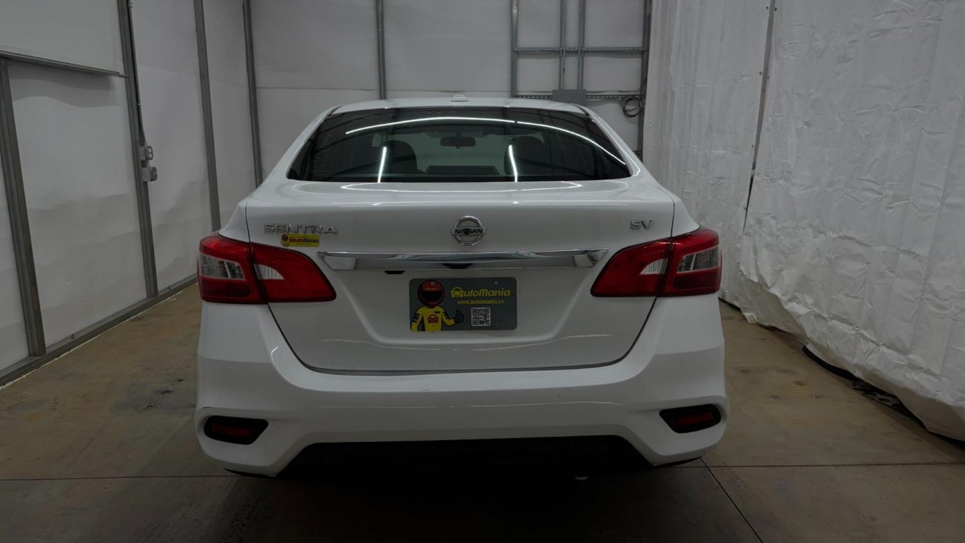 2018 White Nissan Sentra S CVT (3N1AB7AP5JL) with an 1.8L L4 SFI DOHC 16 engine, Continuously Variabl transmission, located at 1806 Veterans Memorial Hwy SW, Austell, GA, 30168, (770) 944-9558, 33.817959, -84.606987 - Photo#5