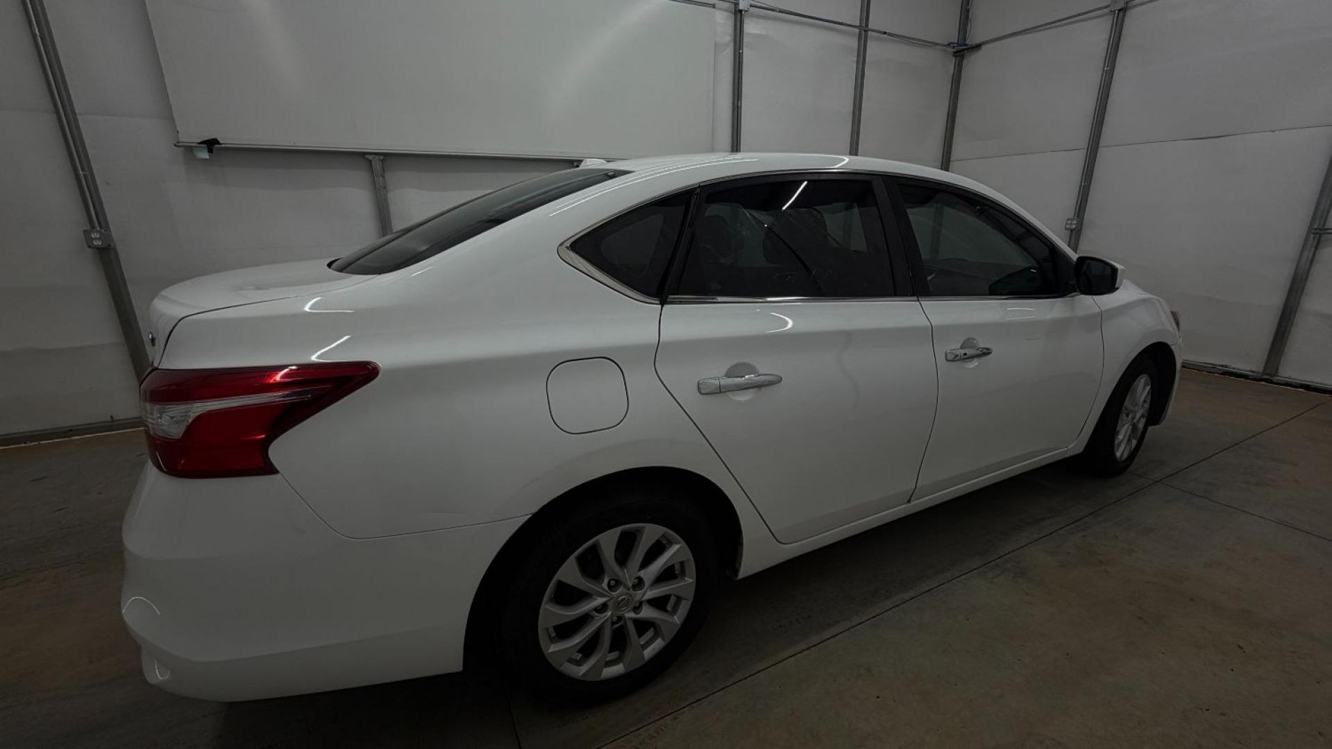 2018 White Nissan Sentra S CVT (3N1AB7AP5JL) with an 1.8L L4 SFI DOHC 16 engine, Continuously Variabl transmission, located at 1806 Veterans Memorial Hwy SW, Austell, GA, 30168, (770) 944-9558, 33.817959, -84.606987 - Photo#7