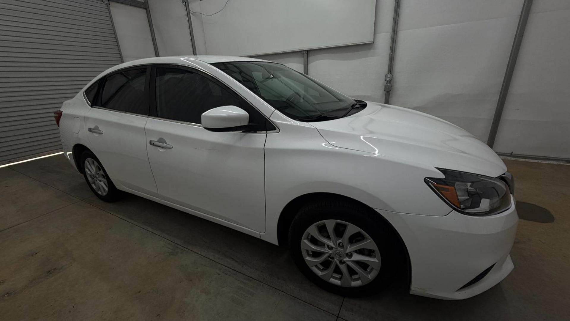 2018 White Nissan Sentra S CVT (3N1AB7AP5JL) with an 1.8L L4 SFI DOHC 16 engine, Continuously Variabl transmission, located at 1806 Veterans Memorial Hwy SW, Austell, GA, 30168, (770) 944-9558, 33.817959, -84.606987 - Photo#8