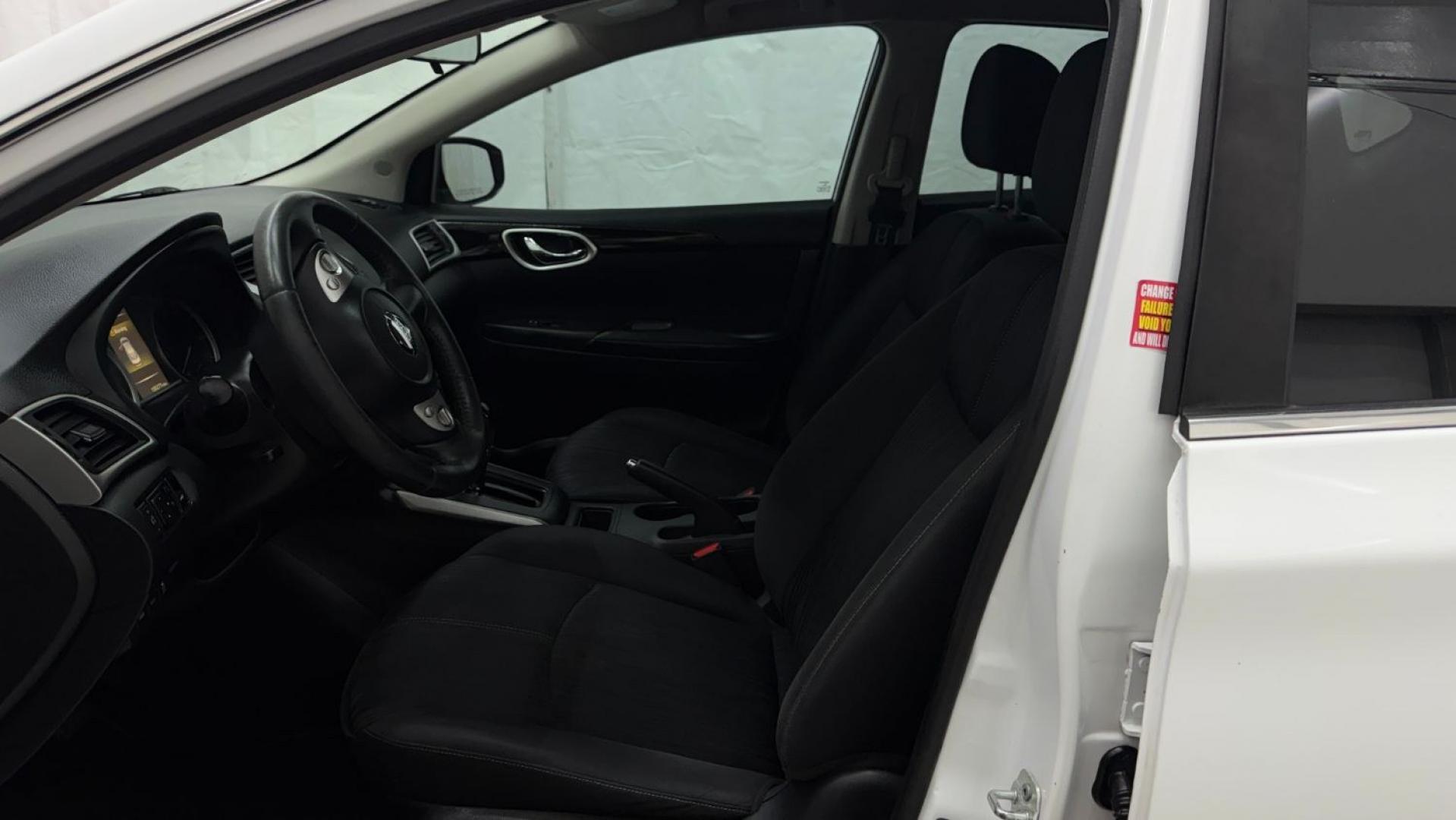 2018 White Nissan Sentra S CVT (3N1AB7AP5JL) with an 1.8L L4 SFI DOHC 16 engine, Continuously Variabl transmission, located at 1806 Veterans Memorial Hwy SW, Austell, GA, 30168, (770) 944-9558, 33.817959, -84.606987 - Photo#12