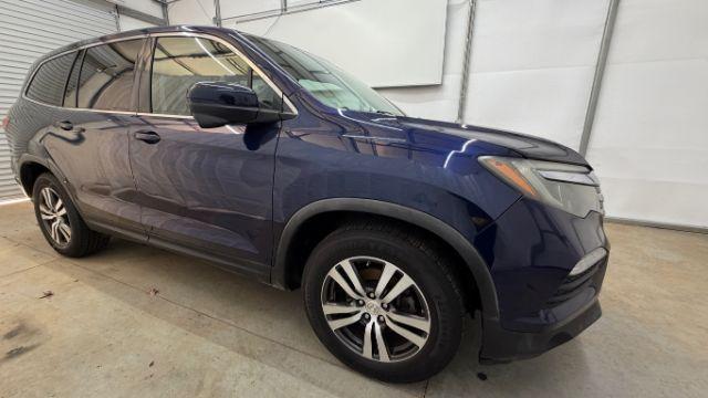 2016 Blue Honda Pilot EX 2WD (5FNYF5H35GB) with an 3.5L V6 SOHC 24V engine, 6-Speed Automatic transmission, located at 1806 Veterans Memorial Hwy SW, Austell, GA, 30168, (770) 944-9558, 33.817959, -84.606987 - Photo#6