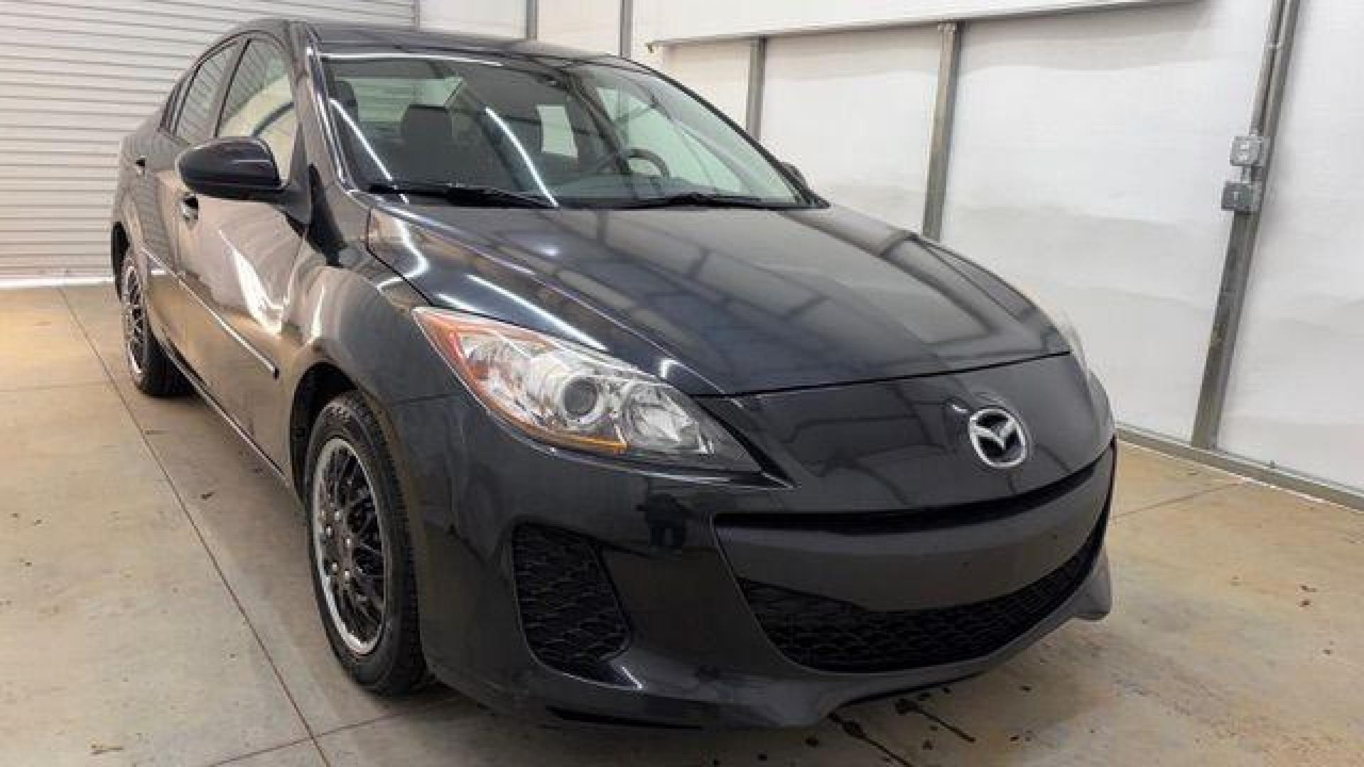 2013 Black Mazda MAZDA3 i SV AT 4-Door (JM1BL1TF0D1) with an 2.0L L4 DOHC 16V engine, 5-Speed Automatic transmission, located at 1806 Veterans Memorial Hwy SW, Austell, GA, 30168, (770) 944-9558, 33.817959, -84.606987 - Photo#8