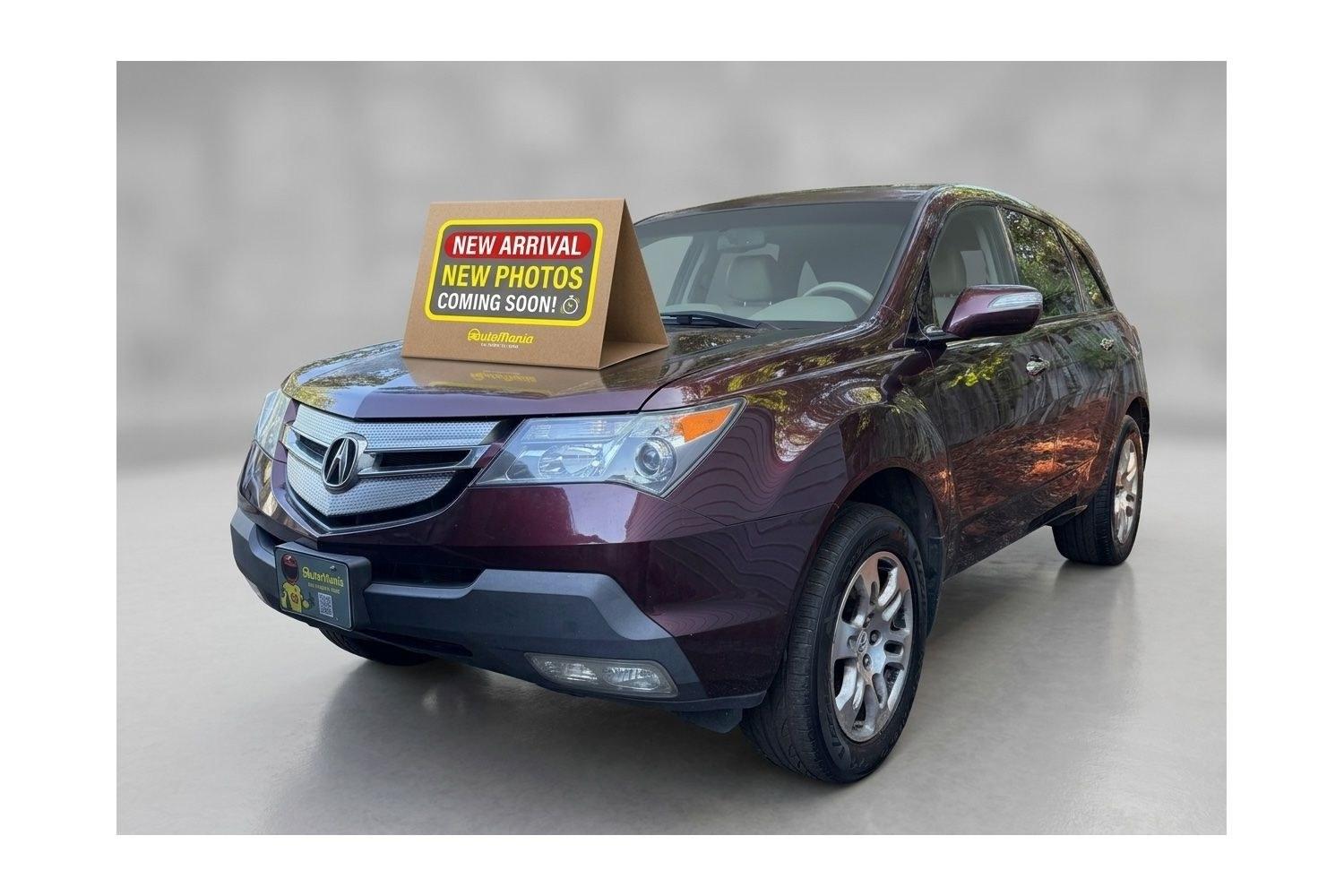 2009 Maroon Acura MDX Base (2HNYD282X9H) with an 3.7L V6 SOHC 24V engine, 5-Speed Automatic transmission, located at 1806 Veterans Memorial Hwy SW, Austell, GA, 30168, (770) 944-9558, 33.817959, -84.606987- Photo#0