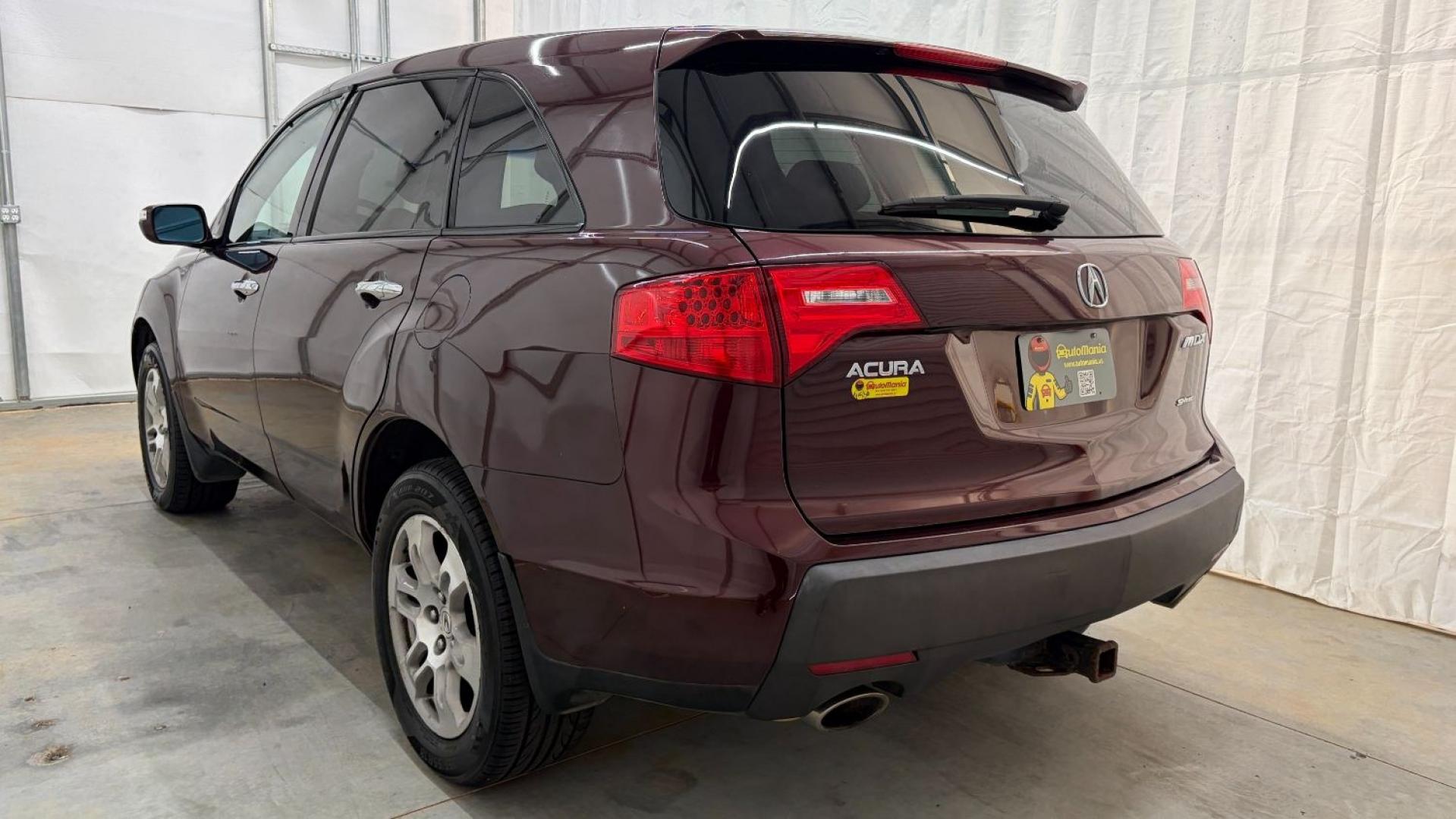 2009 Maroon Acura MDX Base (2HNYD282X9H) with an 3.7L V6 SOHC 24V engine, 5-Speed Automatic transmission, located at 1806 Veterans Memorial Hwy SW, Austell, GA, 30168, (770) 944-9558, 33.817959, -84.606987- Photo#3