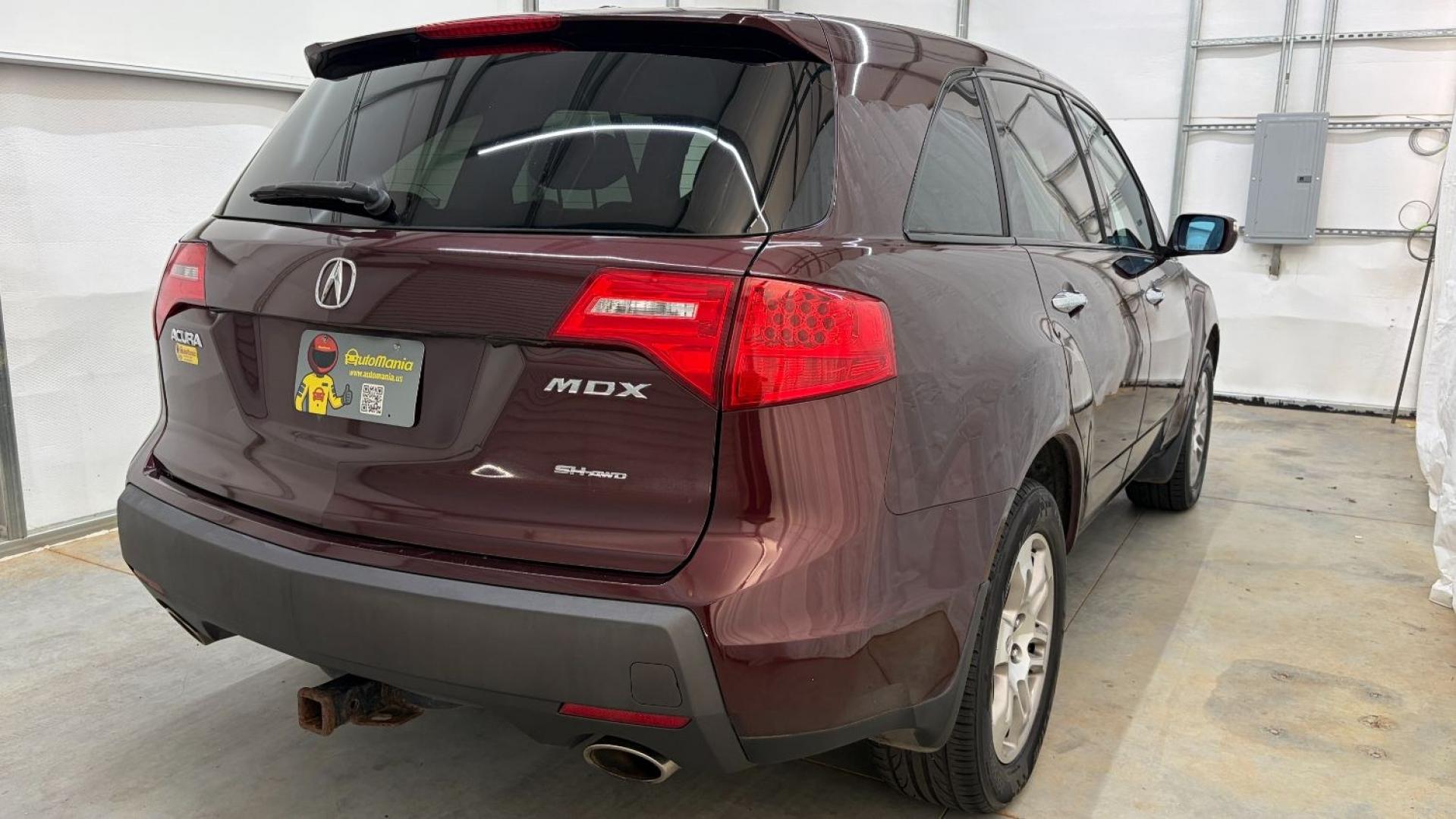 2009 Maroon Acura MDX Base (2HNYD282X9H) with an 3.7L V6 SOHC 24V engine, 5-Speed Automatic transmission, located at 1806 Veterans Memorial Hwy SW, Austell, GA, 30168, (770) 944-9558, 33.817959, -84.606987- Photo#5