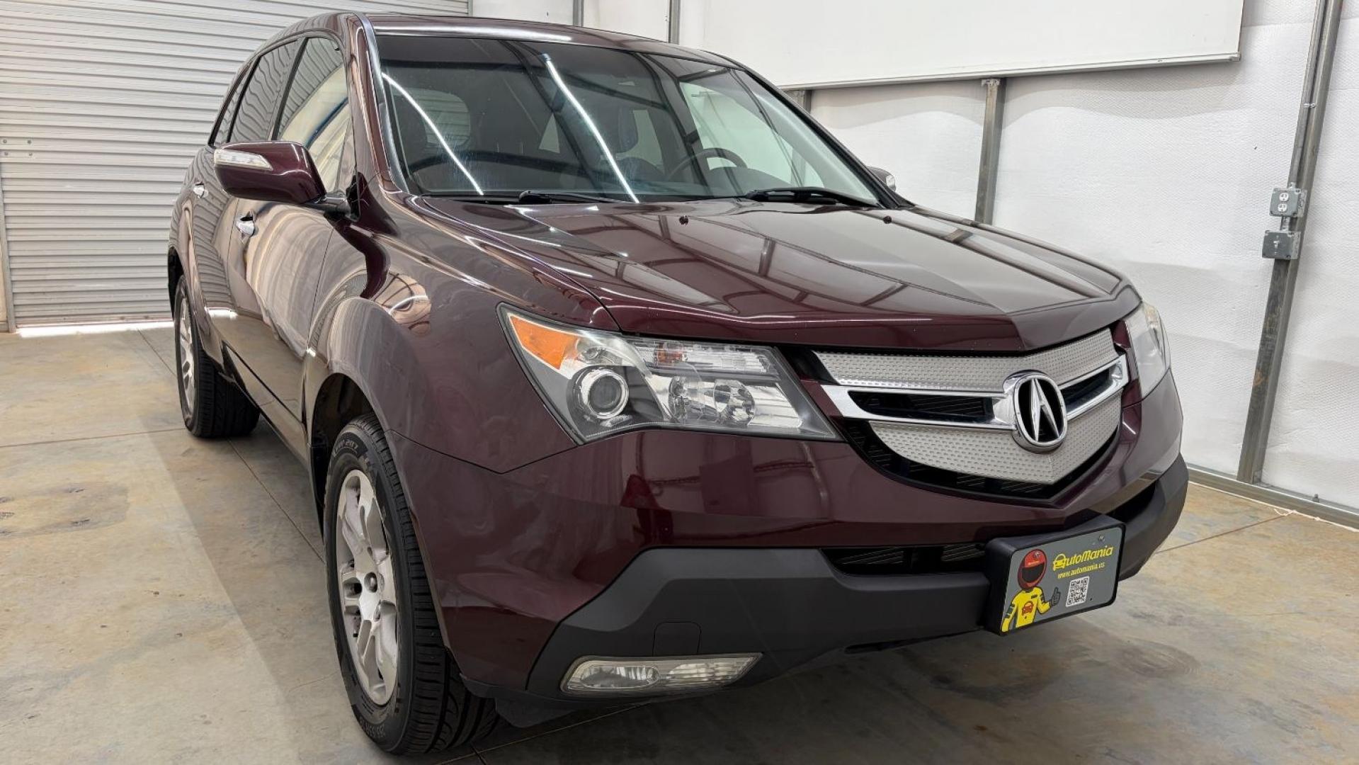2009 Maroon Acura MDX Base (2HNYD282X9H) with an 3.7L V6 SOHC 24V engine, 5-Speed Automatic transmission, located at 1806 Veterans Memorial Hwy SW, Austell, GA, 30168, (770) 944-9558, 33.817959, -84.606987- Photo#8