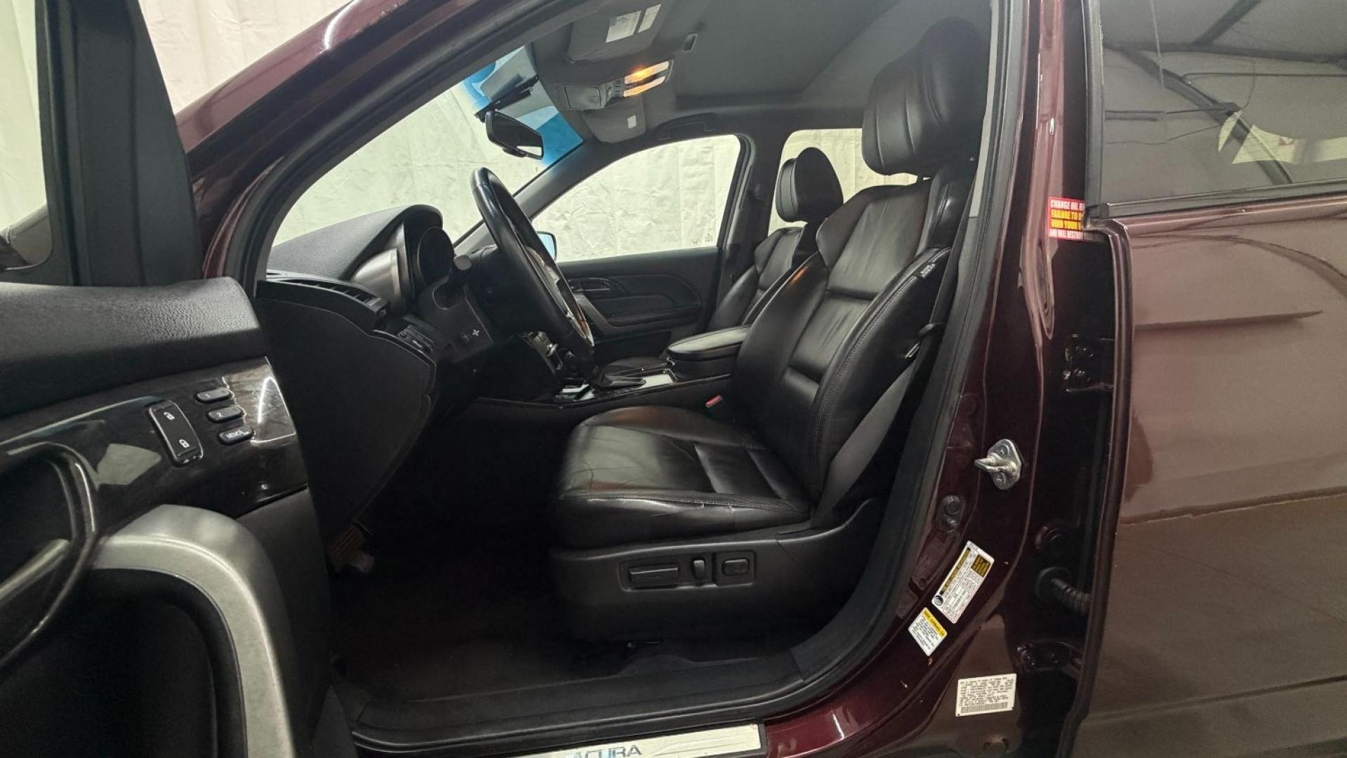 2009 Maroon Acura MDX Base (2HNYD282X9H) with an 3.7L V6 SOHC 24V engine, 5-Speed Automatic transmission, located at 1806 Veterans Memorial Hwy SW, Austell, GA, 30168, (770) 944-9558, 33.817959, -84.606987- Photo#12