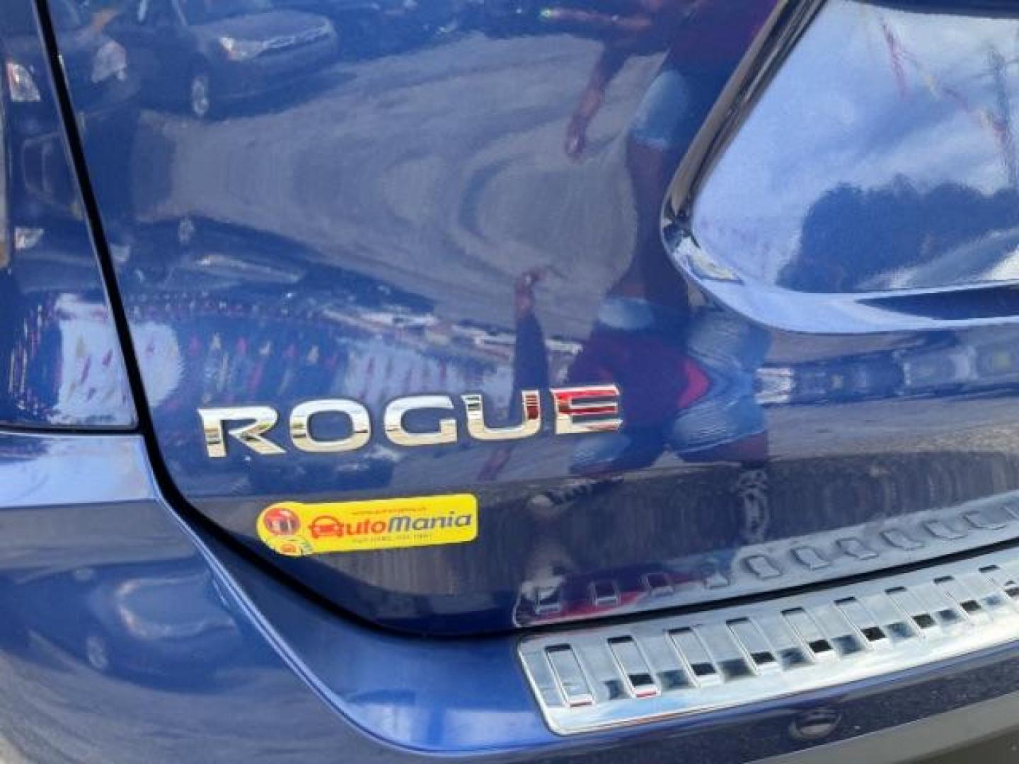2017 Blue Nissan Rogue S 2WD (5N1AT2MT1HC) with an 2.5L L4 DOHC 16V engine, Continuously Variable Transmission transmission, located at 1806 Veterans Memorial Hwy SW, Austell, GA, 30168, (770) 944-9558, 33.817959, -84.606987 - Photo#16