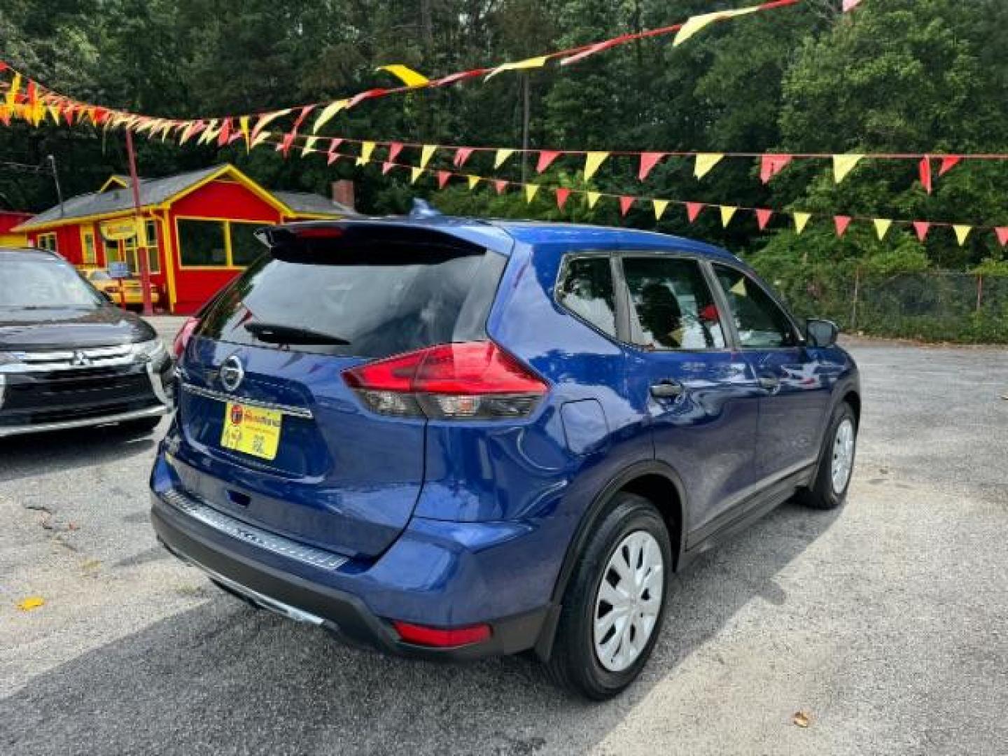 2017 Blue Nissan Rogue S 2WD (5N1AT2MT1HC) with an 2.5L L4 DOHC 16V engine, Continuously Variable Transmission transmission, located at 1806 Veterans Memorial Hwy SW, Austell, GA, 30168, (770) 944-9558, 33.817959, -84.606987 - Photo#1