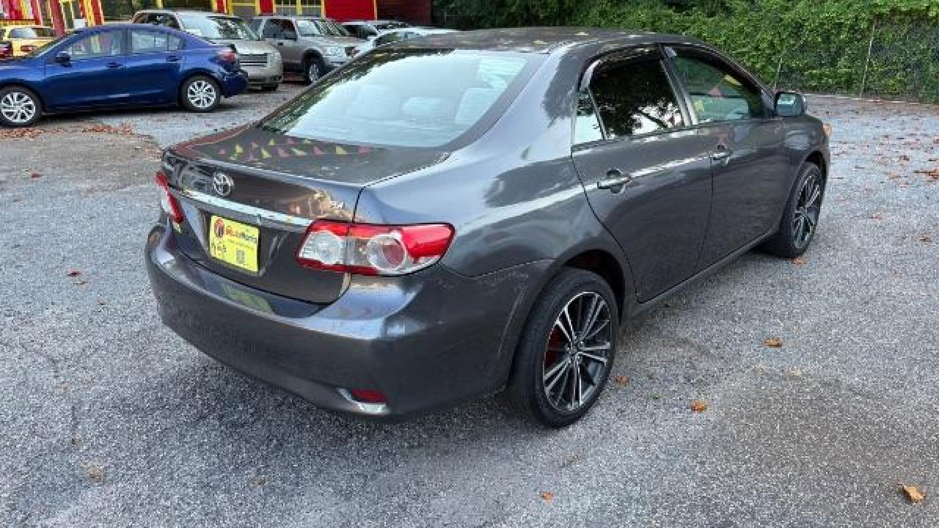 2012 Gray Toyota Corolla LE 4-Speed AT (5YFBU4EEXCP) with an 1.8L L4 DOHC 16V engine, 4-Speed Automatic transmission, located at 1806 Veterans Memorial Hwy SW, Austell, GA, 30168, (770) 944-9558, 33.817959, -84.606987 - Photo#3