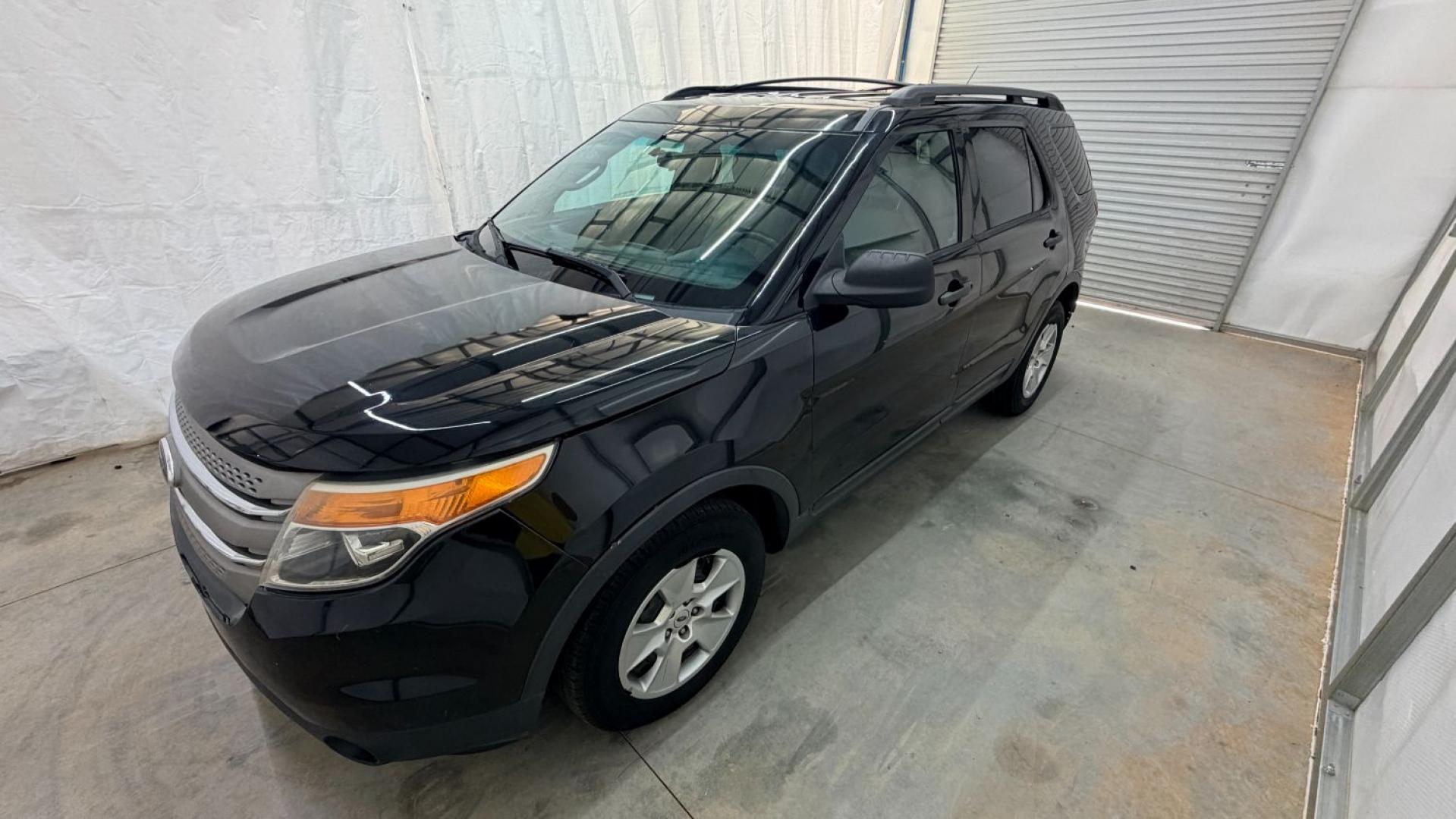 2014 Black Ford Explorer Base FWD (1FM5K7B87EG) with an 3.5L V6 DOHC 24V engine, 6-Speed Automatic transmission, located at 1806 Veterans Memorial Hwy SW, Austell, GA, 30168, (770) 944-9558, 33.817959, -84.606987- Photo#1