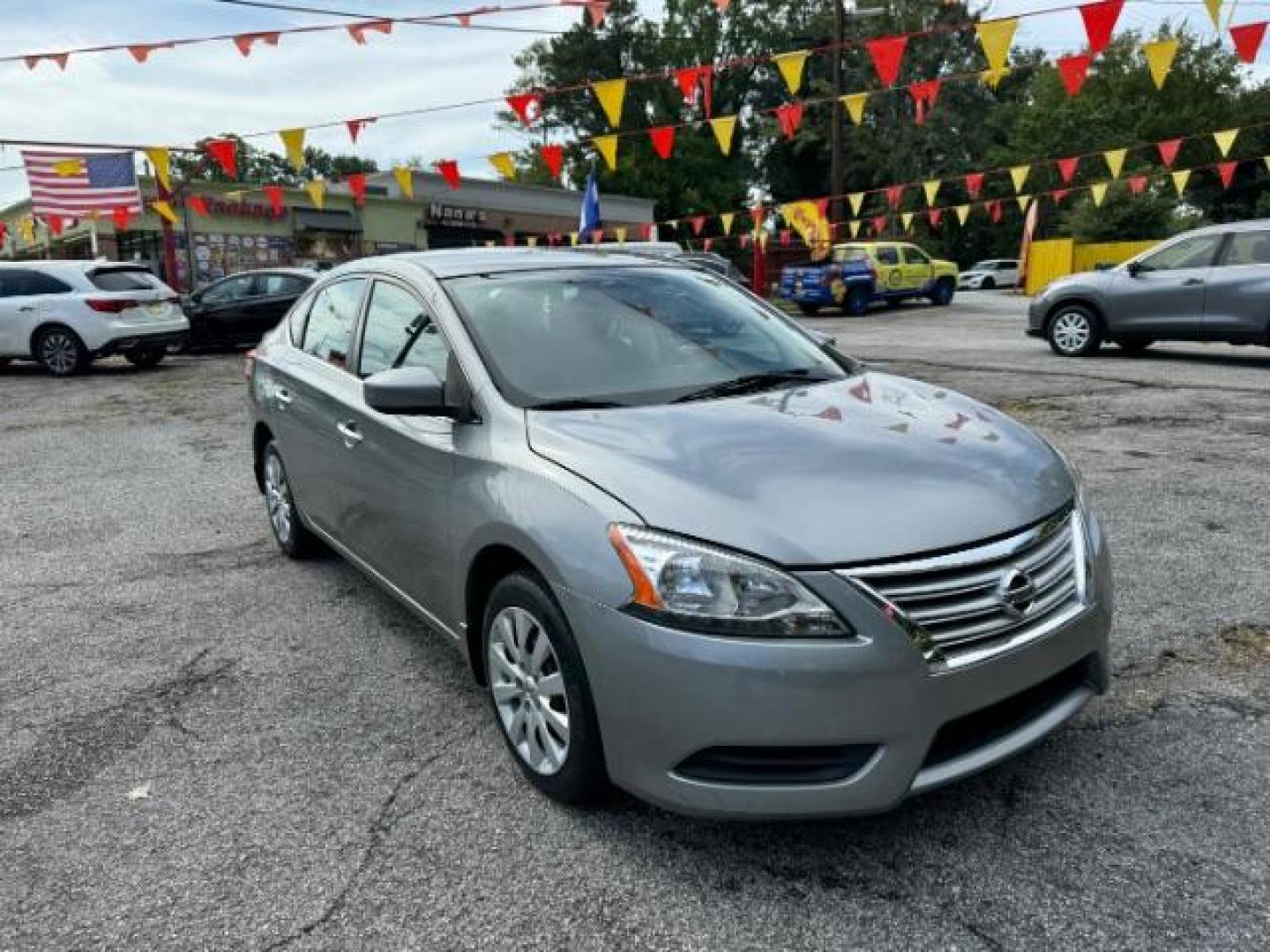 2014 Gray Nissan Sentra SEDAN 4-DR (3N1AB7AP2EL) with an 1.8L L4 SFI DOHC 16V engine, Continuously Variable Transmission transmission, located at 1806 Veterans Memorial Hwy SW, Austell, GA, 30168, (770) 944-9558, 33.817959, -84.606987 - Photo#1