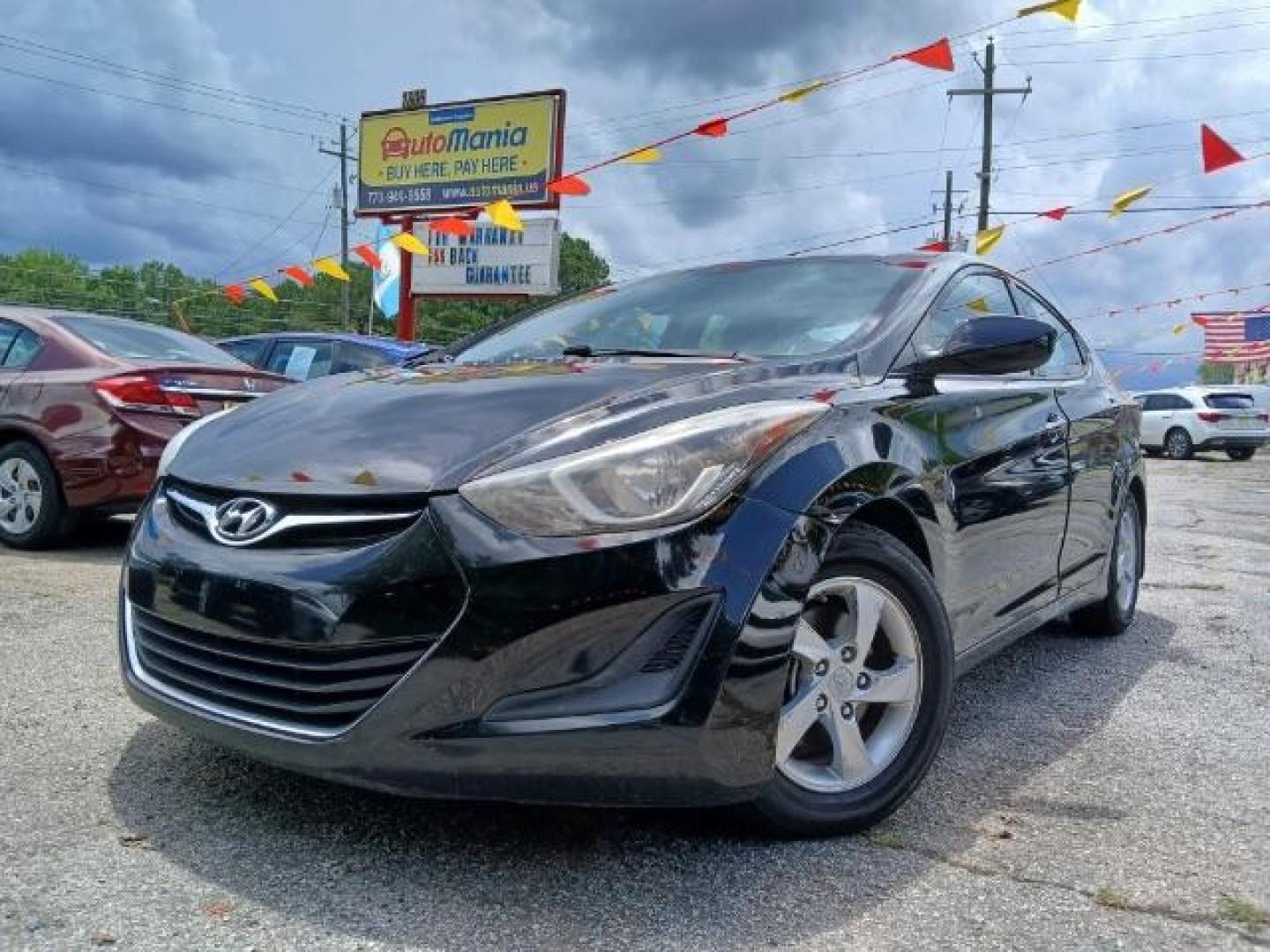 2015 Black Hyundai Elantra SE 6AT (KMHDH4AE8FU) with an 1.8L L4 DOHC 16V engine, 6-Speed Automatic transmission, located at 1806 Veterans Memorial Hwy SW, Austell, GA, 30168, (770) 944-9558, 33.817959, -84.606987 - Photo#10