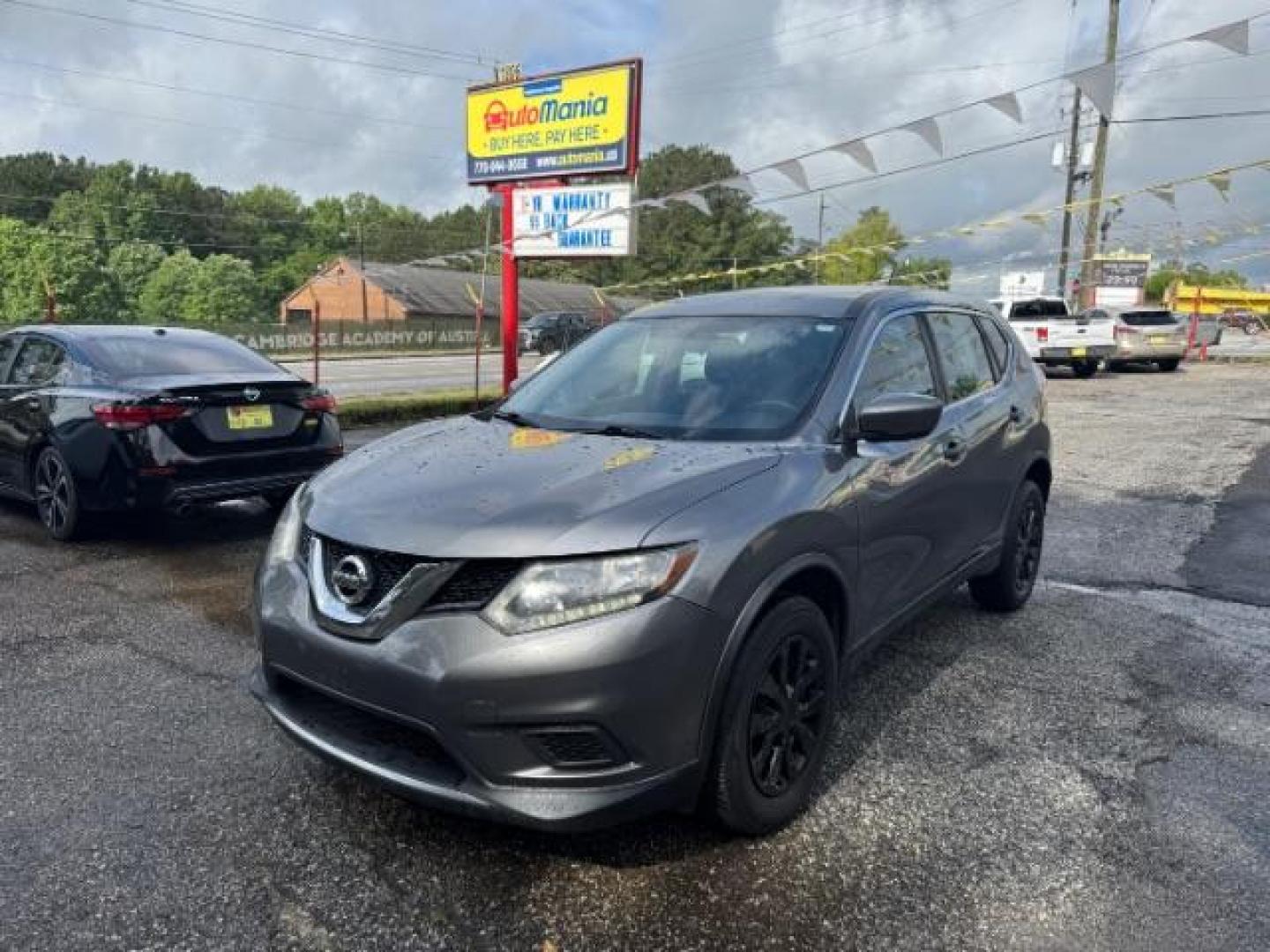 2016 Gray Nissan Rogue S AWD (KNMAT2MV0GP) with an 2.5L L4 DOHC 16V engine, Continuously Variabl transmission, located at 1806 Veterans Memorial Hwy SW, Austell, GA, 30168, (770) 944-9558, 33.817959, -84.606987 - Photo#0