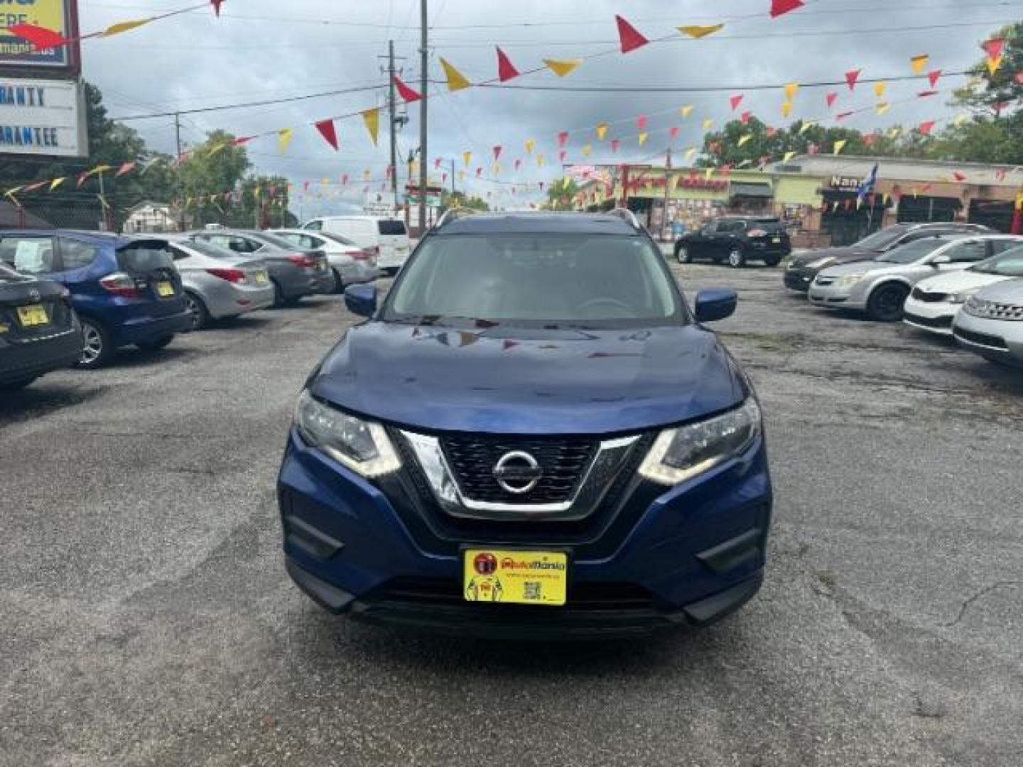 2017 Blue Nissan Rogue S 2WD (JN8AT2MT9HW) with an 2.5L L4 DOHC 16V engine, Continuously Variable Transmission transmission, located at 1806 Veterans Memorial Hwy SW, Austell, GA, 30168, (770) 944-9558, 33.817959, -84.606987 - Photo#1