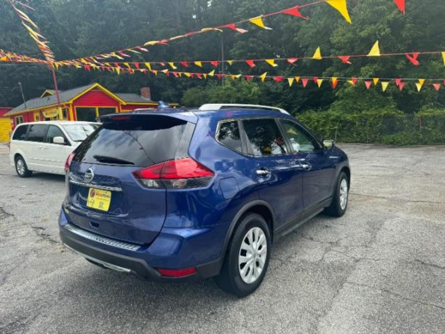 2017 Blue Nissan Rogue S 2WD (JN8AT2MT9HW) with an 2.5L L4 DOHC 16V engine, Continuously Variable Transmission transmission, located at 1806 Veterans Memorial Hwy SW, Austell, GA, 30168, (770) 944-9558, 33.817959, -84.606987 - Photo#2