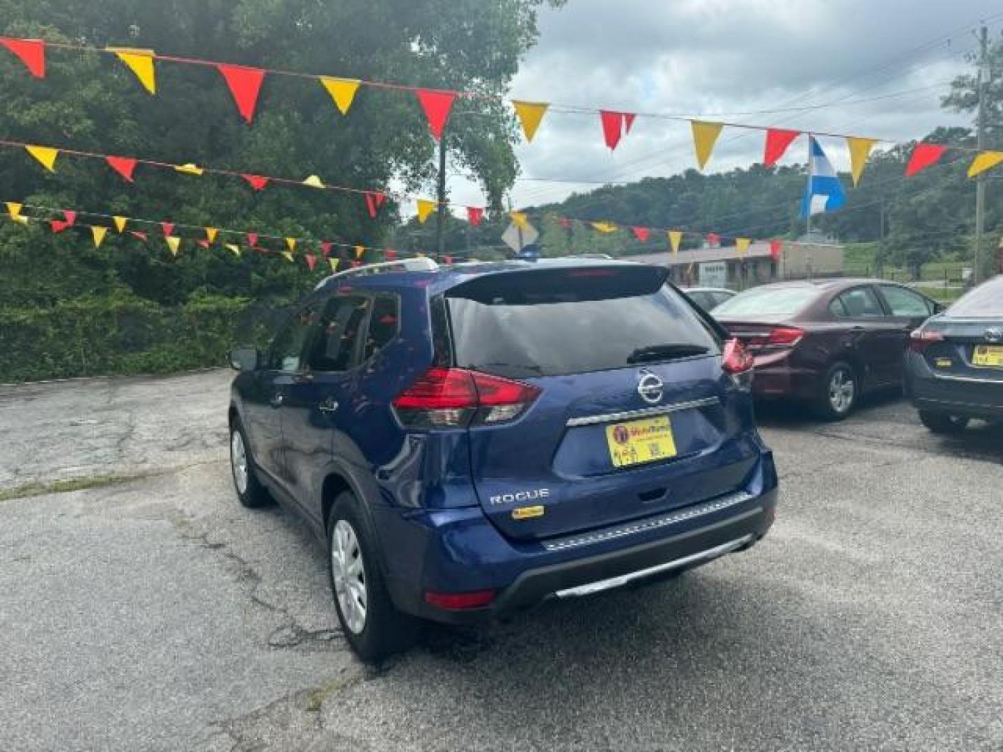 2017 Blue Nissan Rogue S 2WD (JN8AT2MT9HW) with an 2.5L L4 DOHC 16V engine, Continuously Variable Transmission transmission, located at 1806 Veterans Memorial Hwy SW, Austell, GA, 30168, (770) 944-9558, 33.817959, -84.606987 - Photo#5